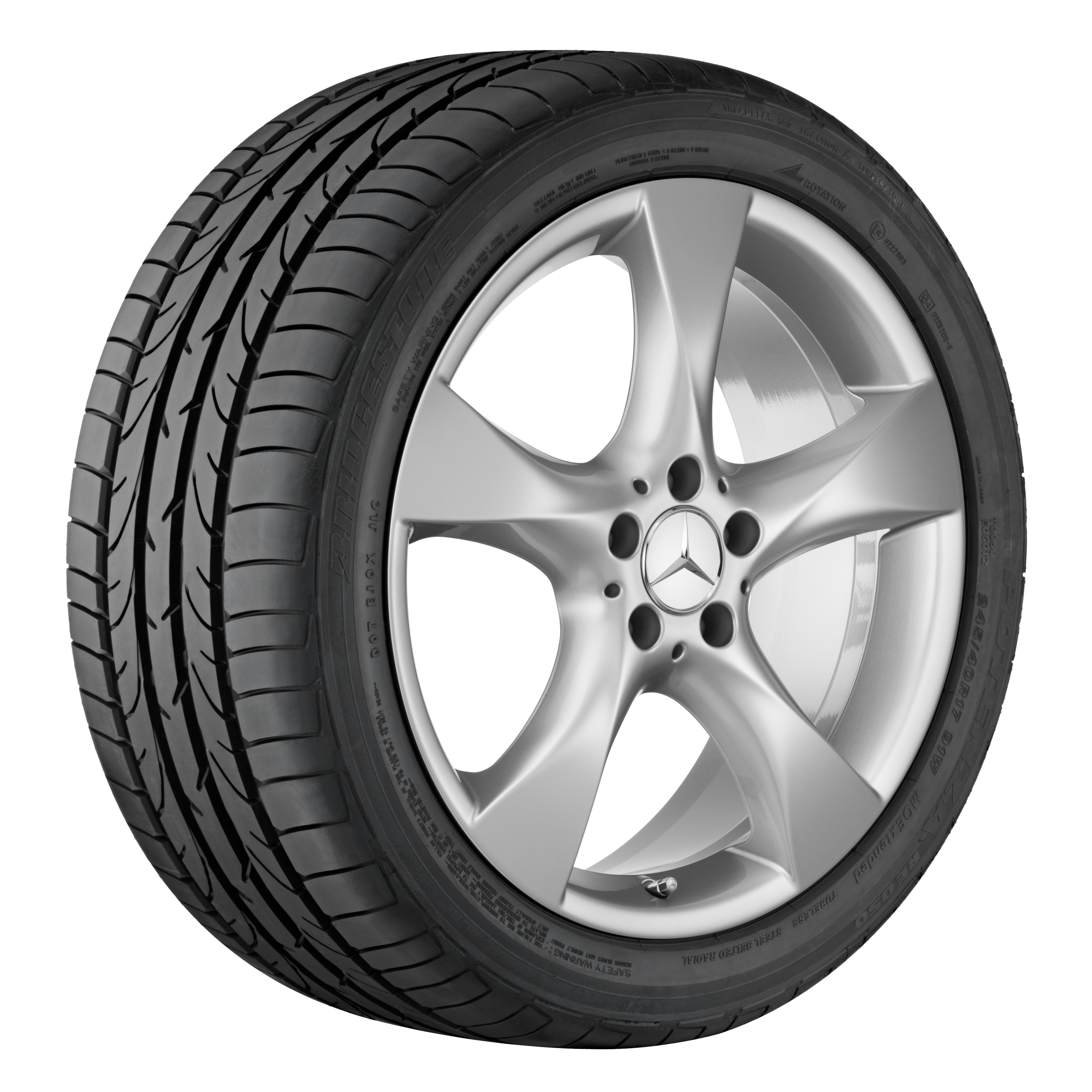 5-Speichen-Rad, 48,3 cm (19 Zoll)