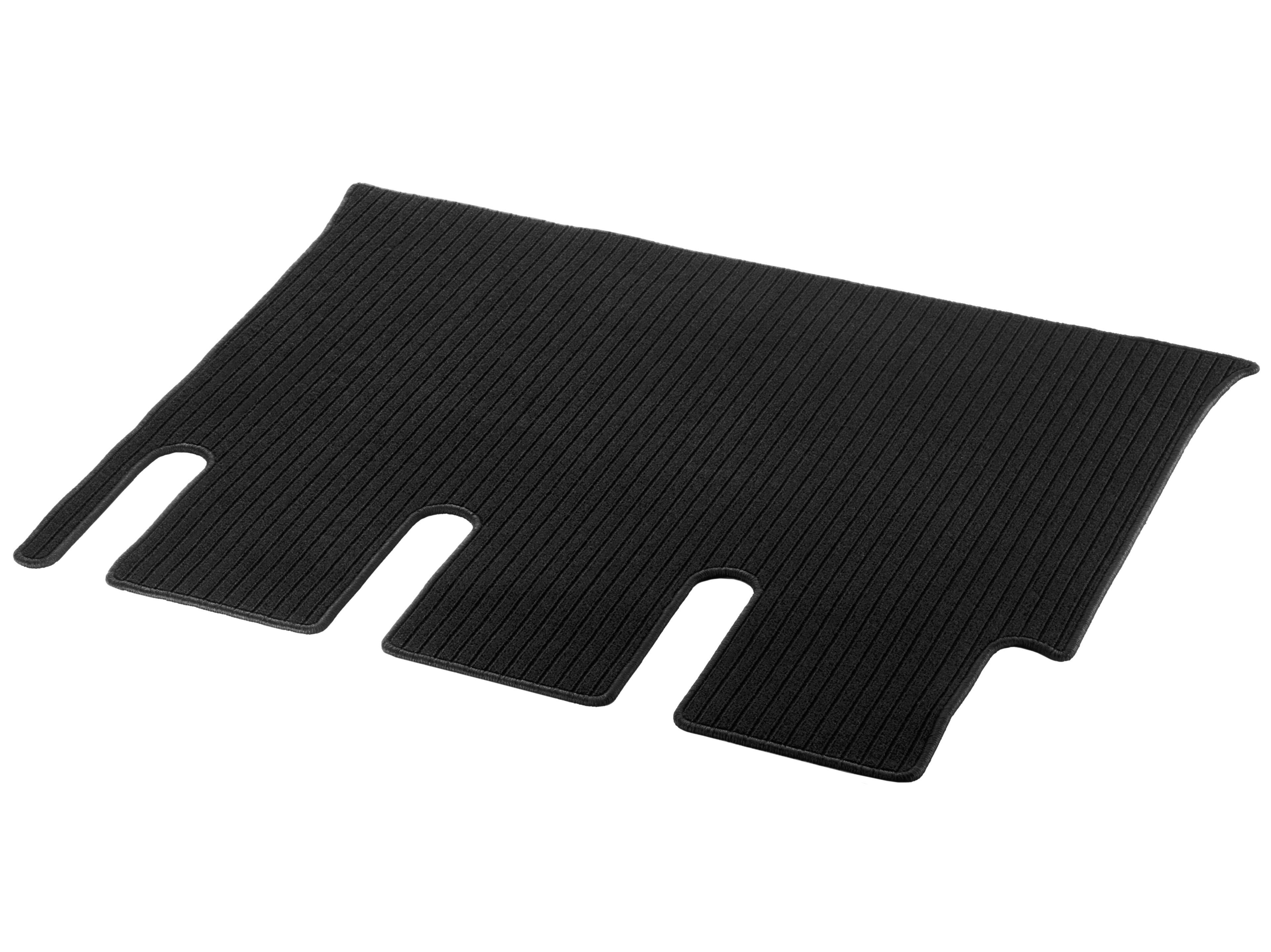 Ripsmatten, Gepäckraum, mit Sitzschale, 1-teilig, A3, extralang - LL/RL, schwarz