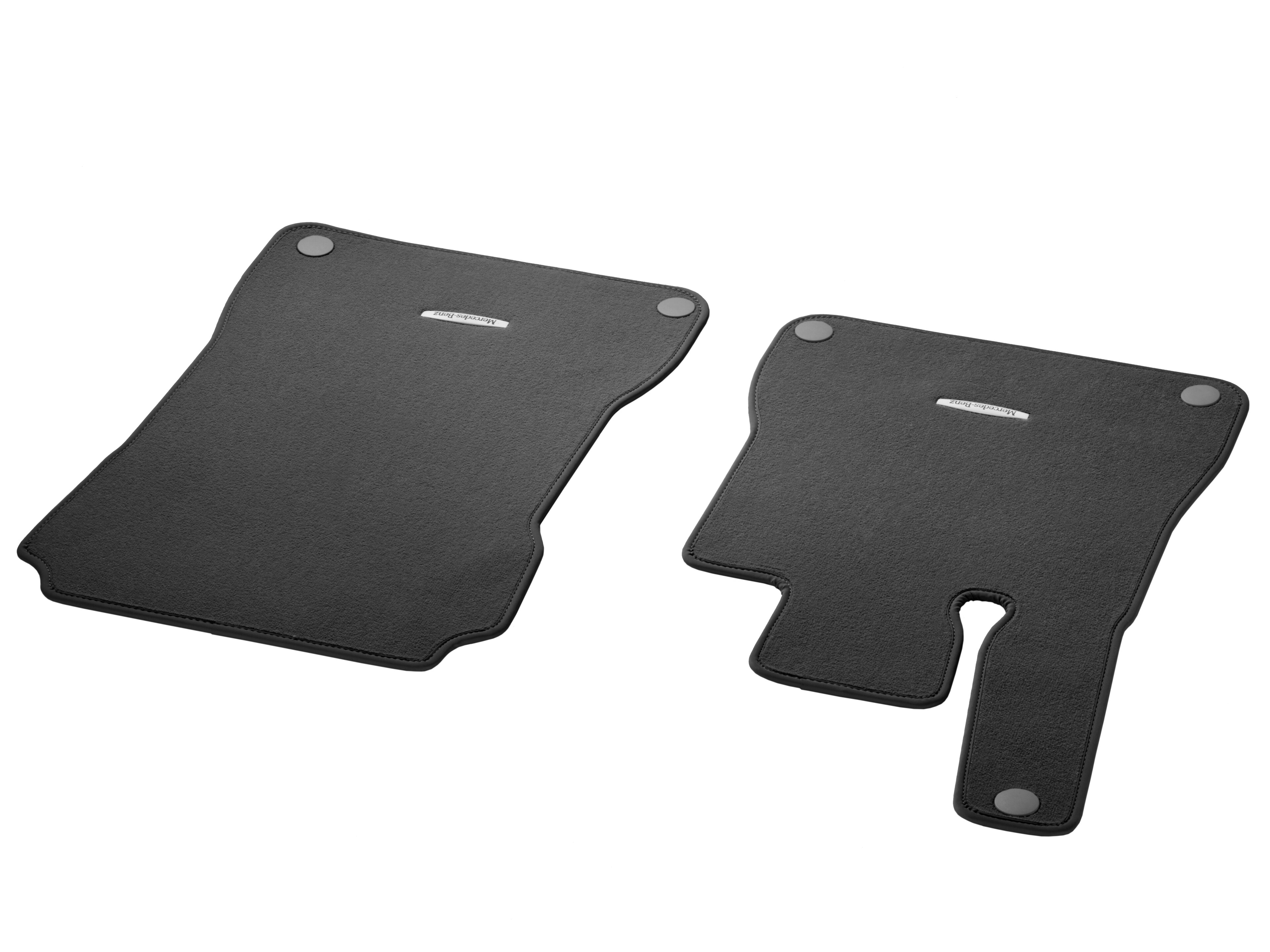 Veloursmatten, CLASSIC, Satz, 2-teilig - LL, schwarz