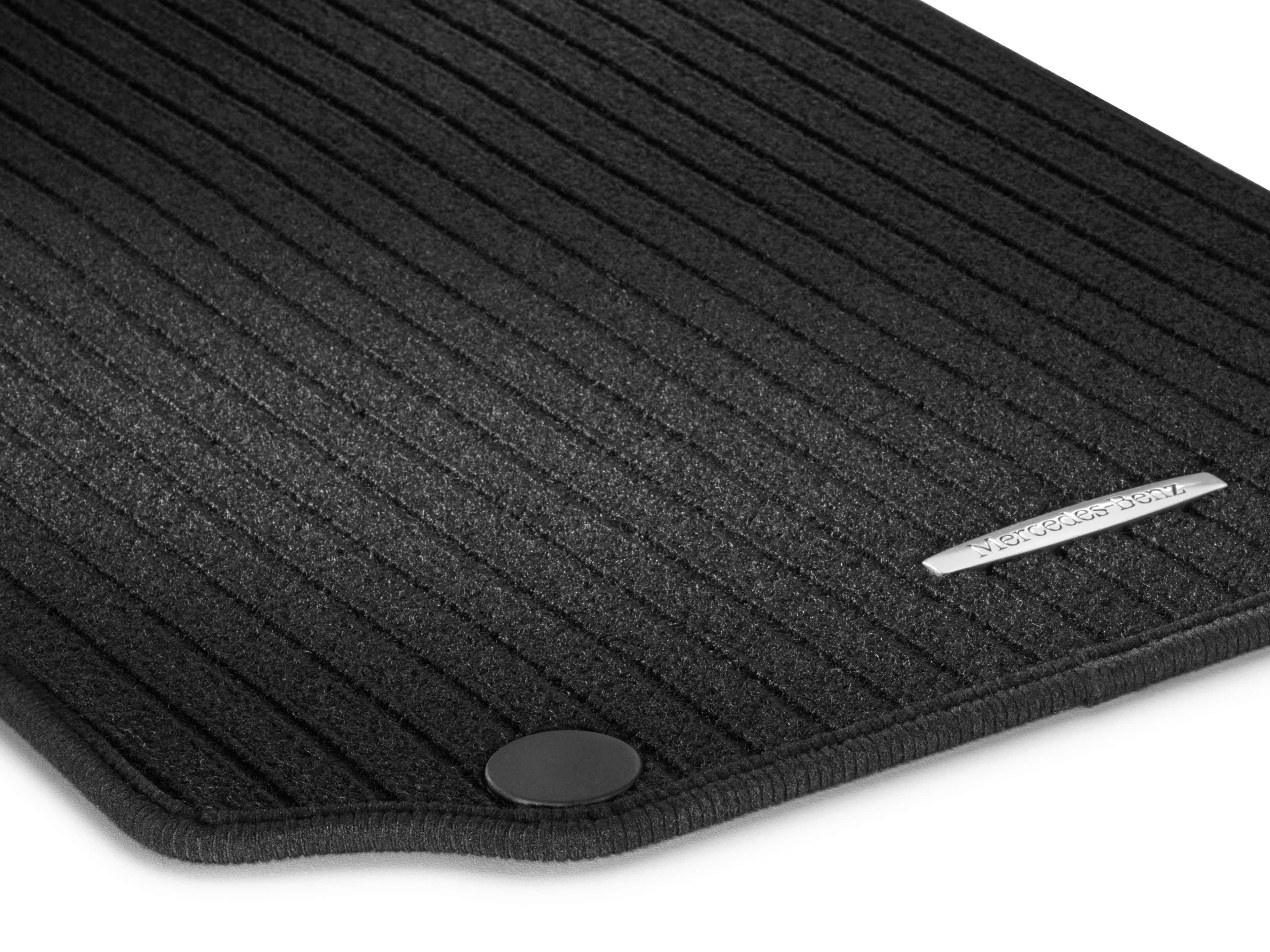 Tapis en reps CLASSIC, Kit, 4 pièces - LL, noir