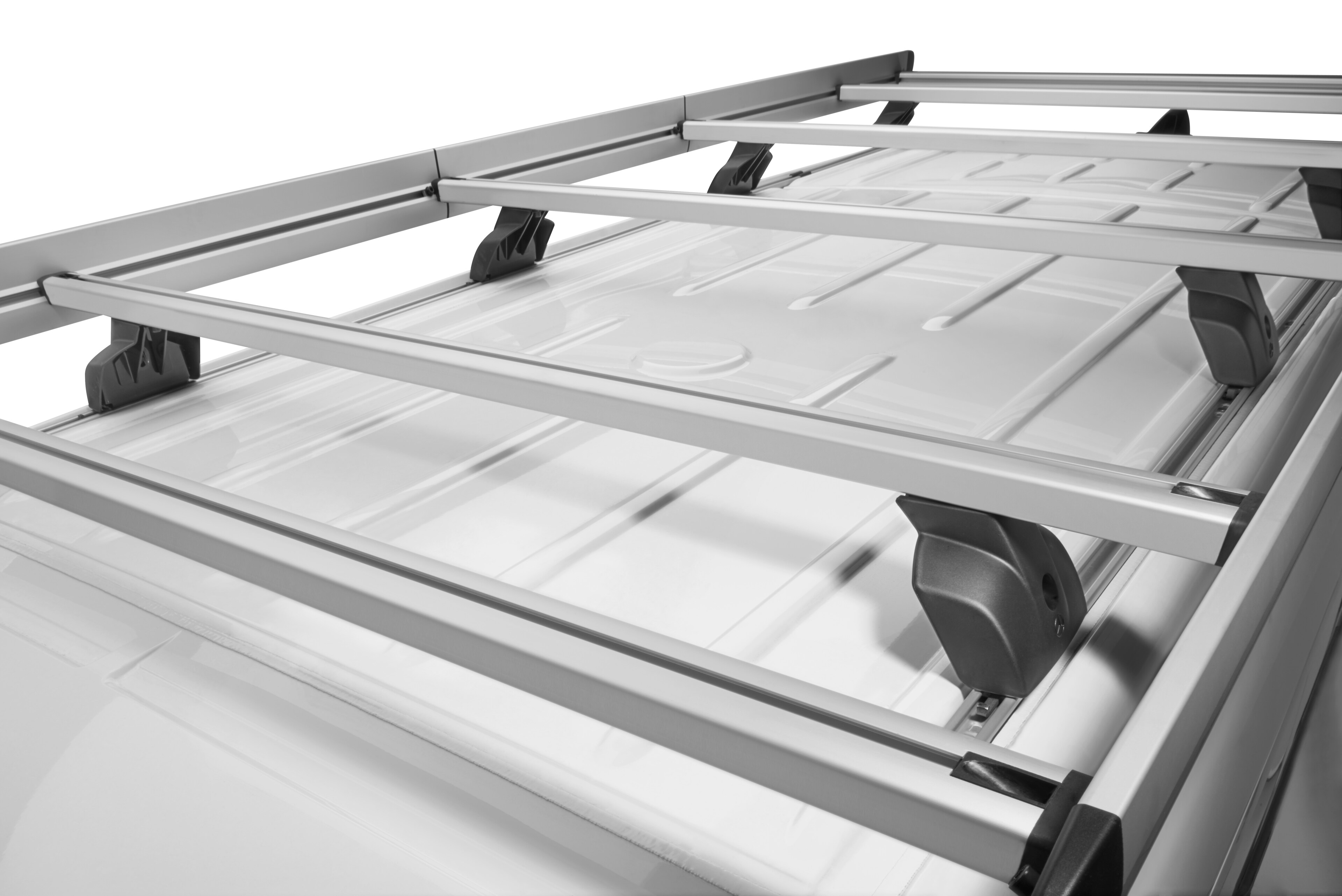 Lastenkorb, A4 Extralang - Aluminium / Stahl / Kunststoff, silberfarben / schwarz