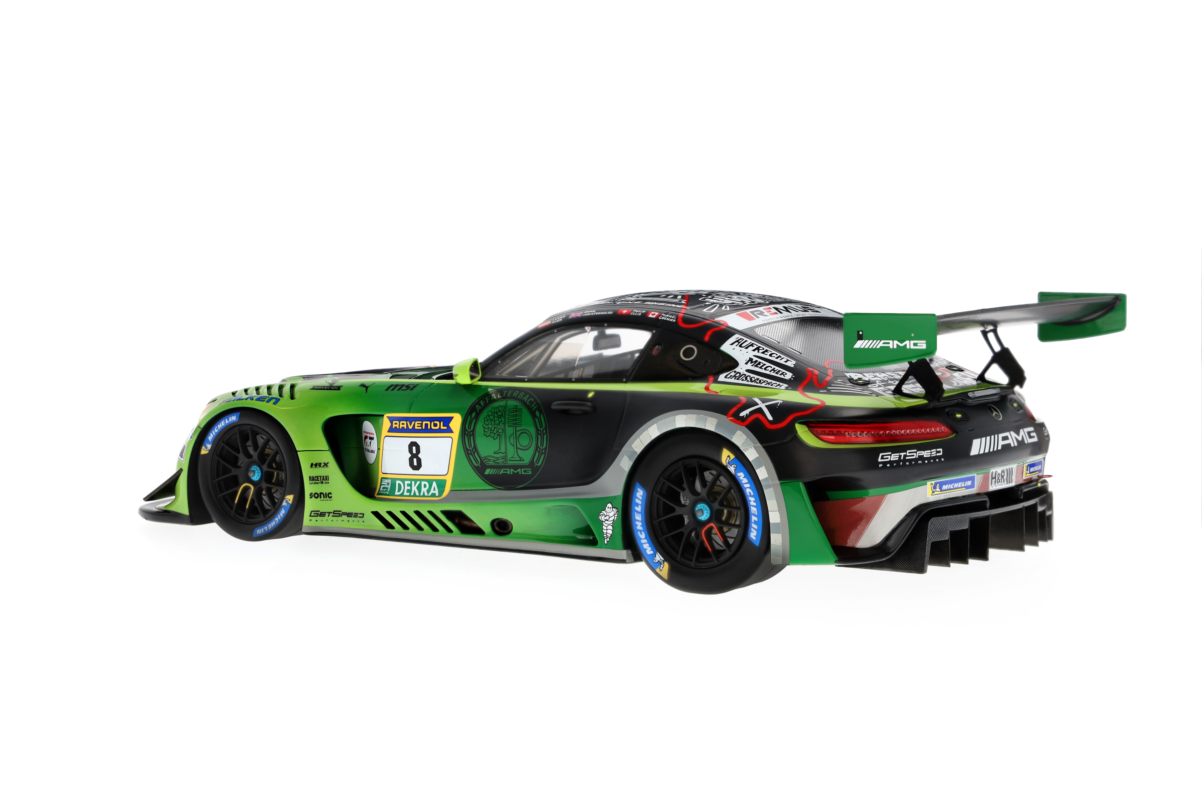 Mercedes-AMG GT3, ADAC RAVENOL 24h Nürburgring 2024, C190 - green hell magno, Minimax, 1:18