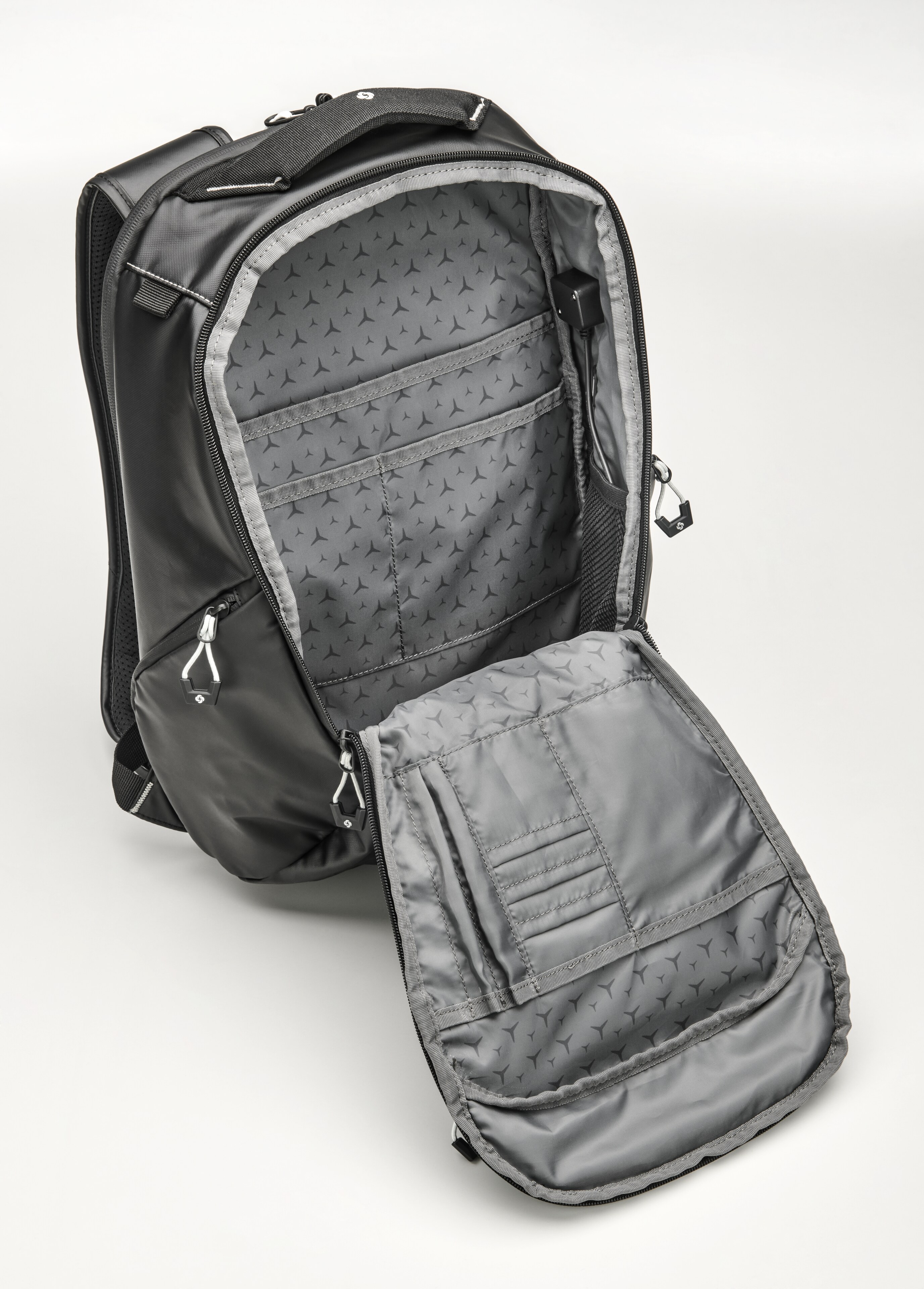 Rucksack - schwarz, Polyamid (recycelt) / Polyester, Samsonite