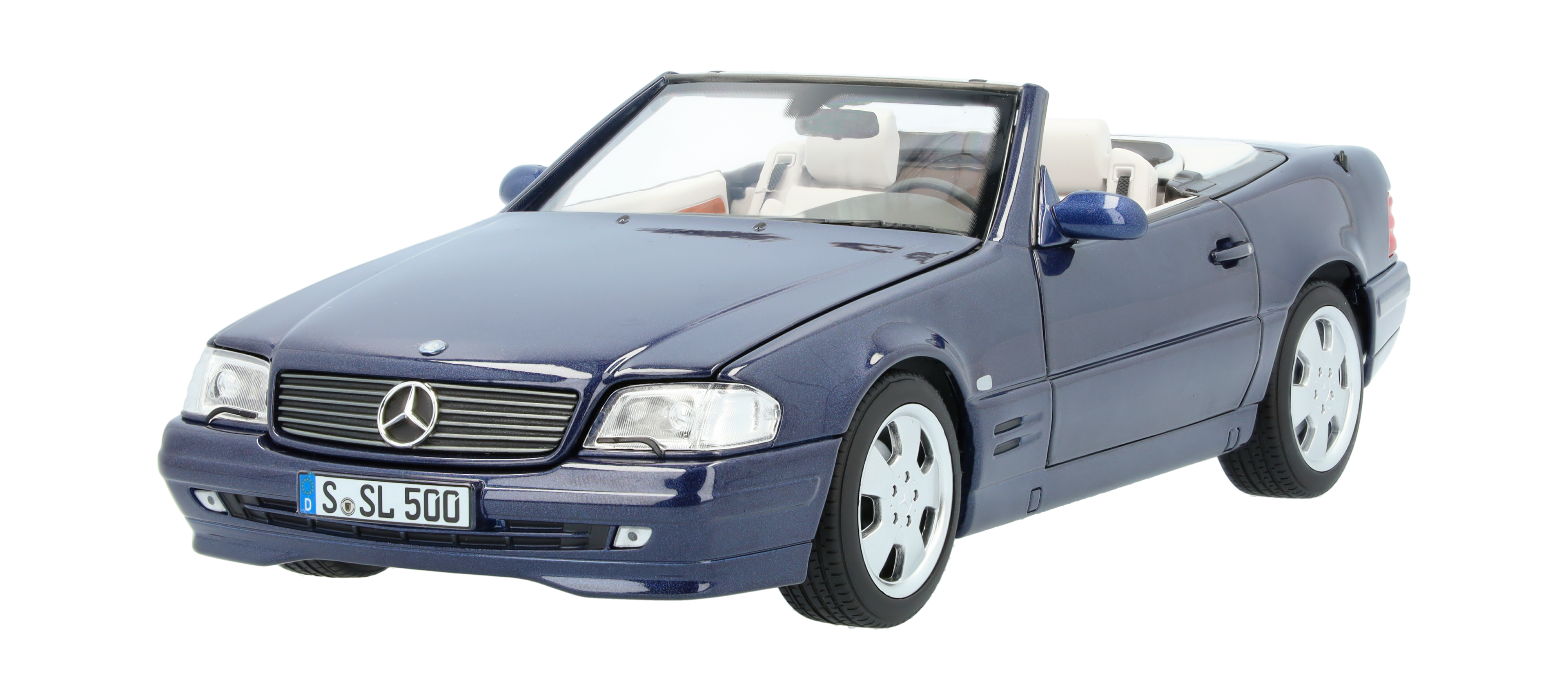SL 500 R129 (1998-2001) - azurblau, Norev, 1:18