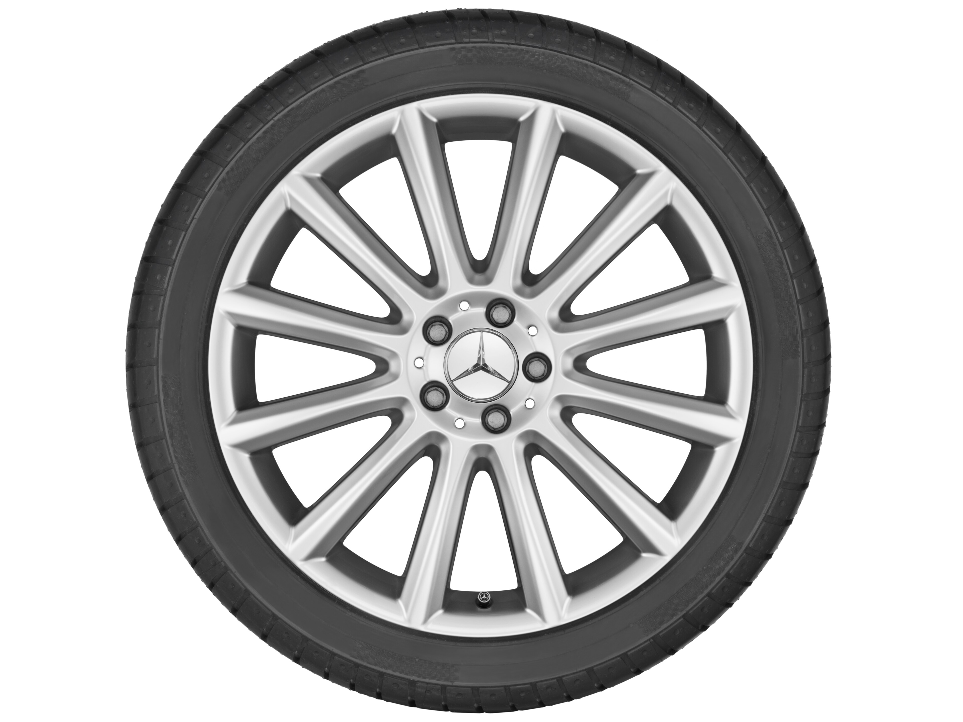 12-Speichen-Rad, 50,8 cm (20 Zoll) - 8,5 J x 20 ET 67, sterlingsilber