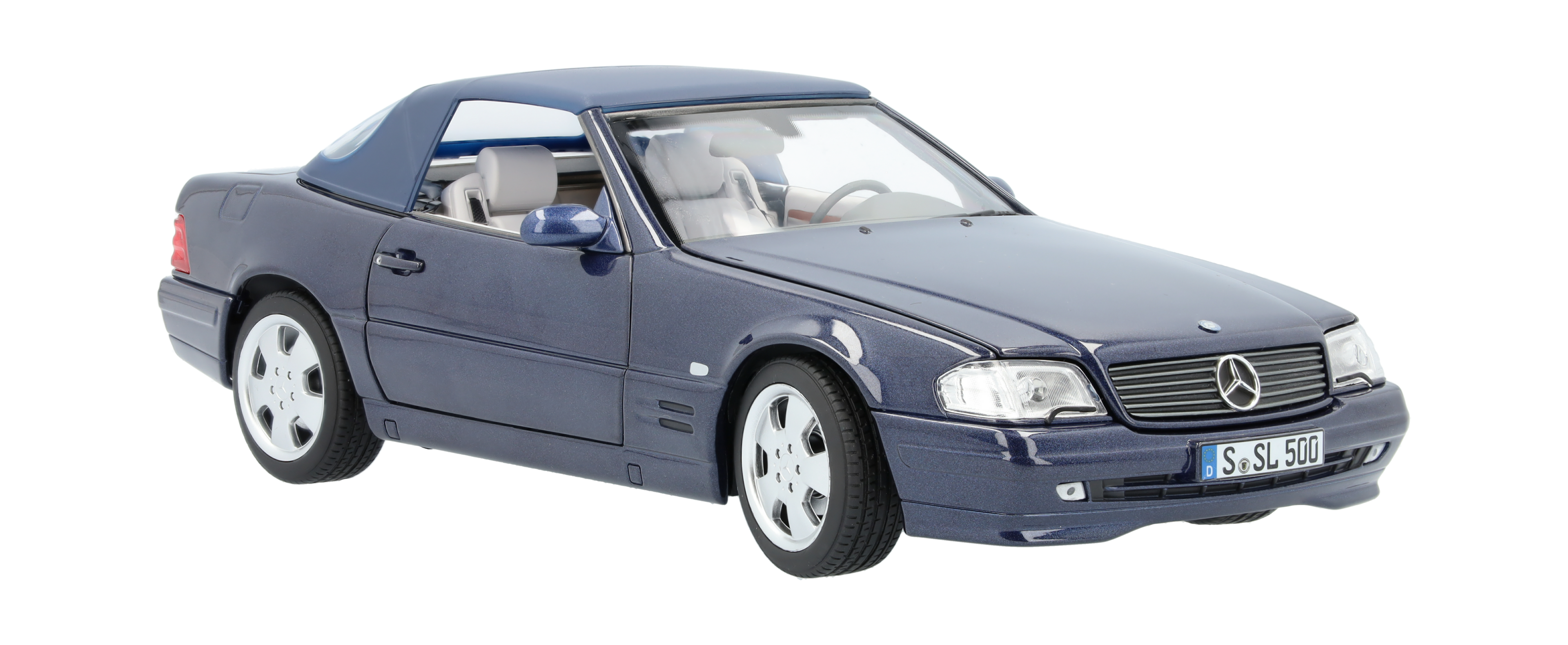 SL 500 R129 (1998-2001) - azurblau, Norev, 1:18