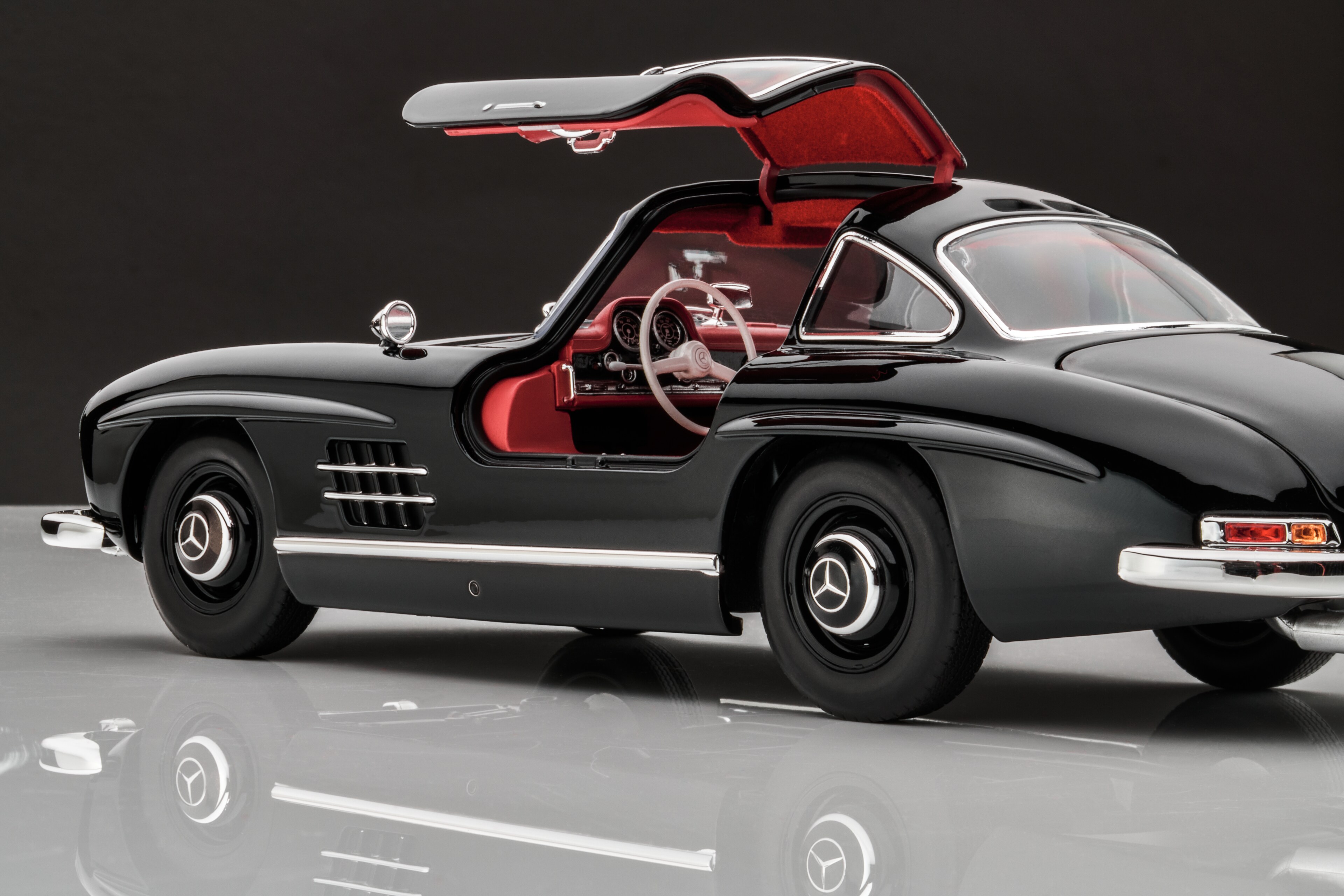 300 SL Coupé (1954-1963) W 198 - schwarz, Norev, 1:18