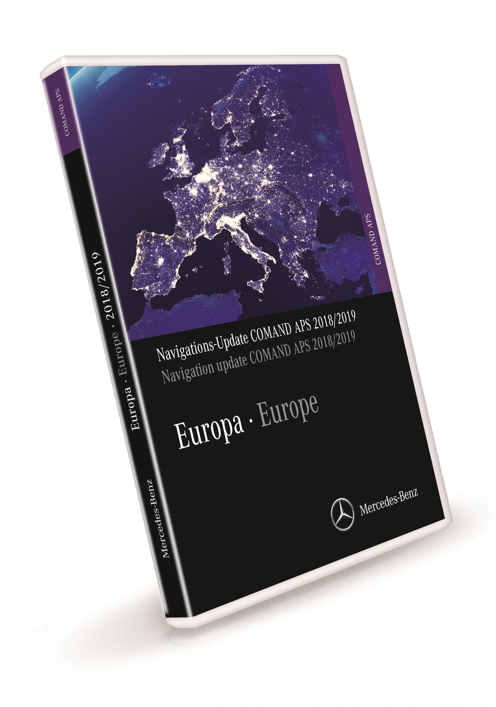 Navigations-Update, COMAND APS, Europa, Version 2018/2019, - FINAL VERSION - violett, NTG4-204