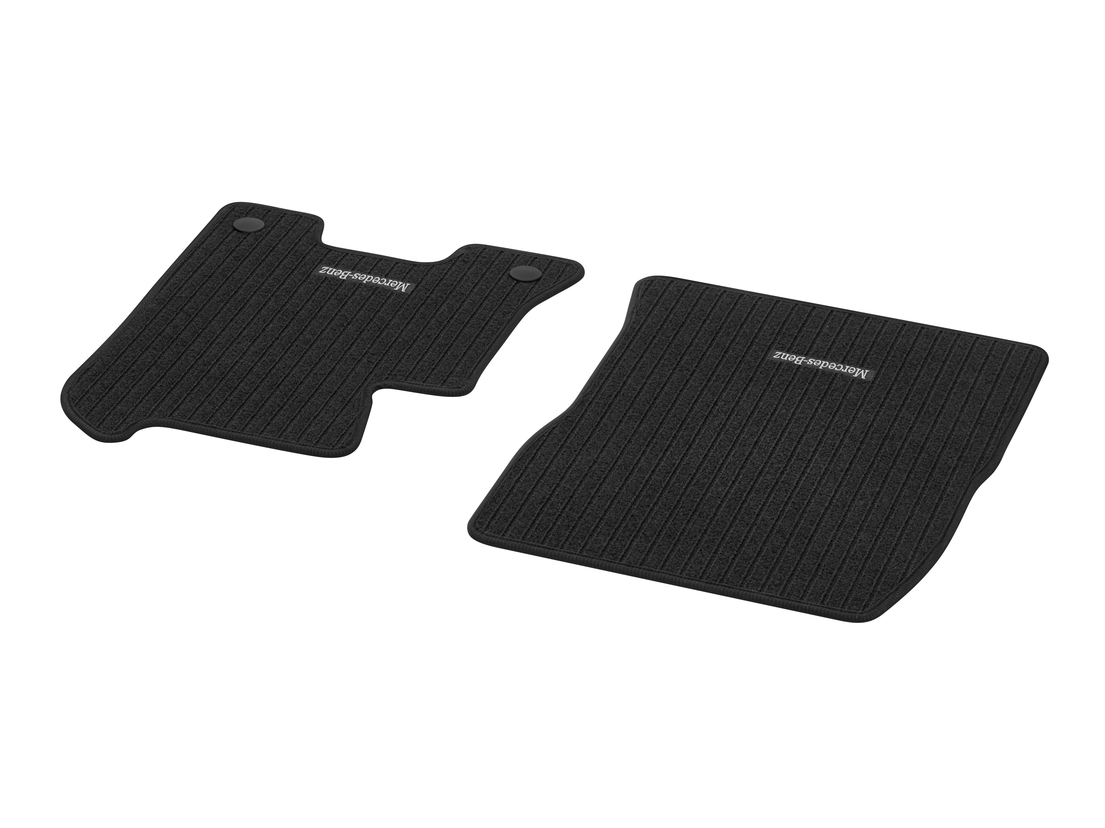 Tapis en reps CLASSIC, Tapis de sol conducteur / passager avant, 2 pièces - RL, noir