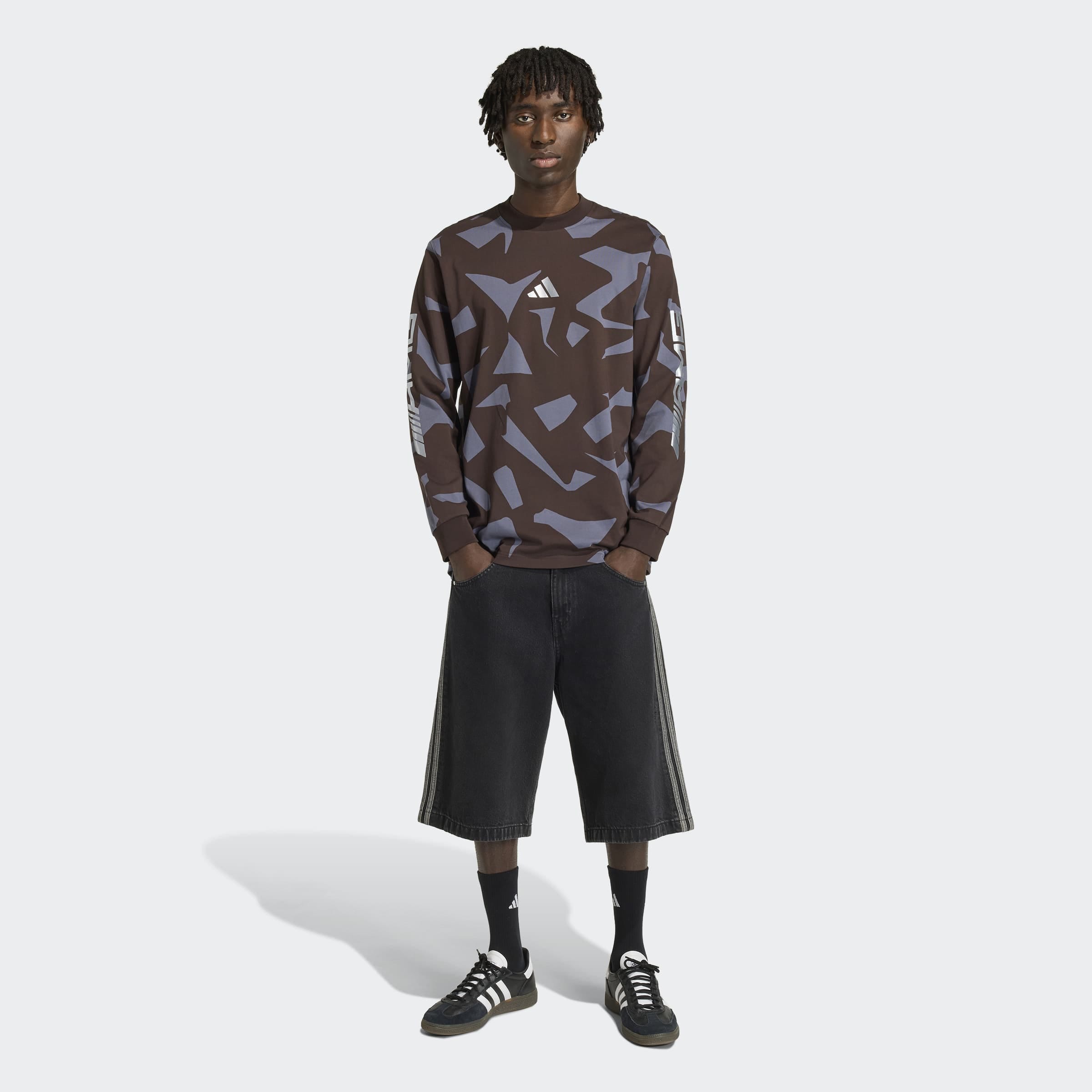 AMG Longsleeve, Unisex - dunkelbraun, XS