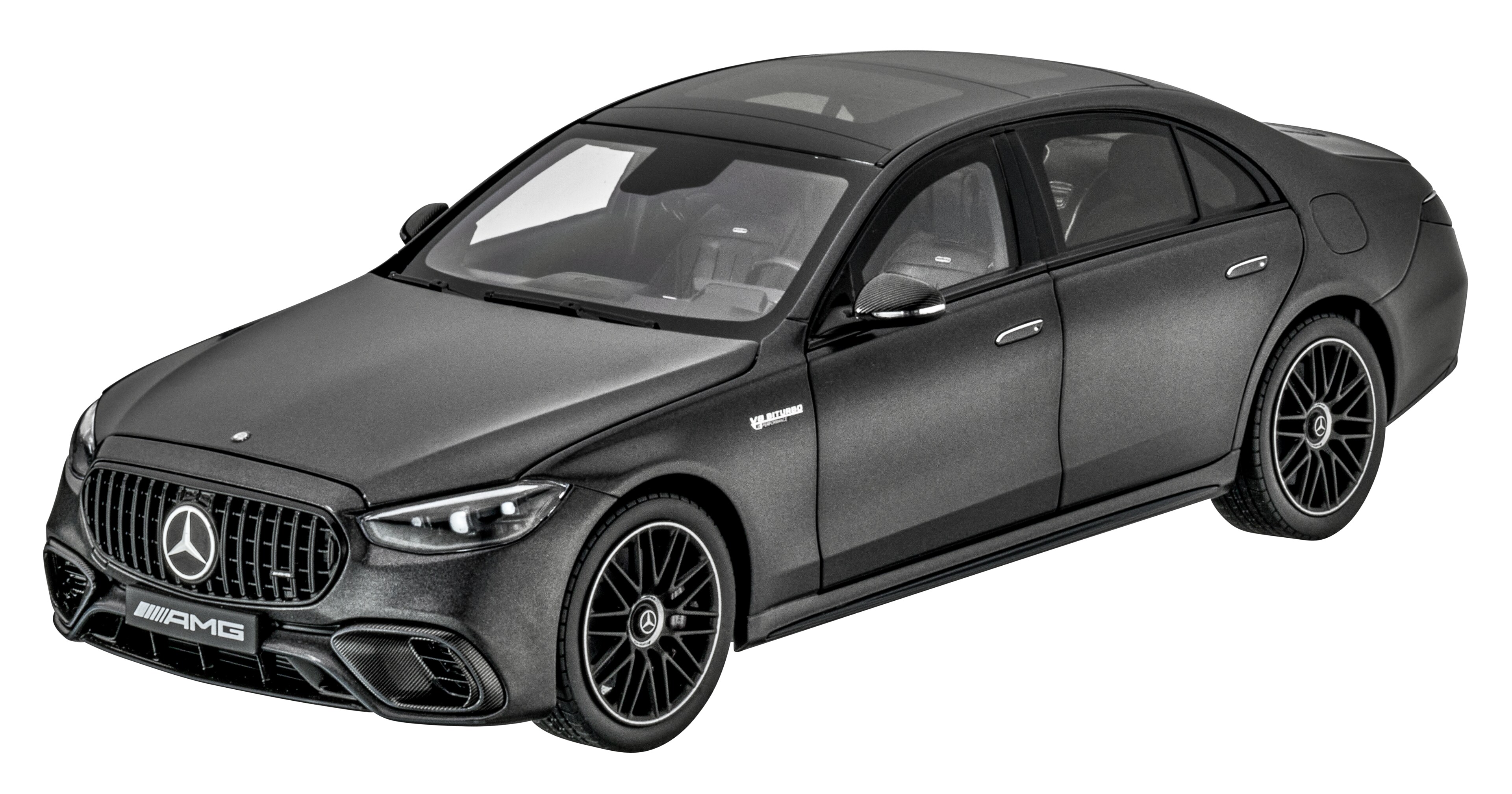 Mercedes-AMG S 63, E  PERFORMANCE, V223 - MANUFAKTUR graphitgrau magno, NZG, 1:18