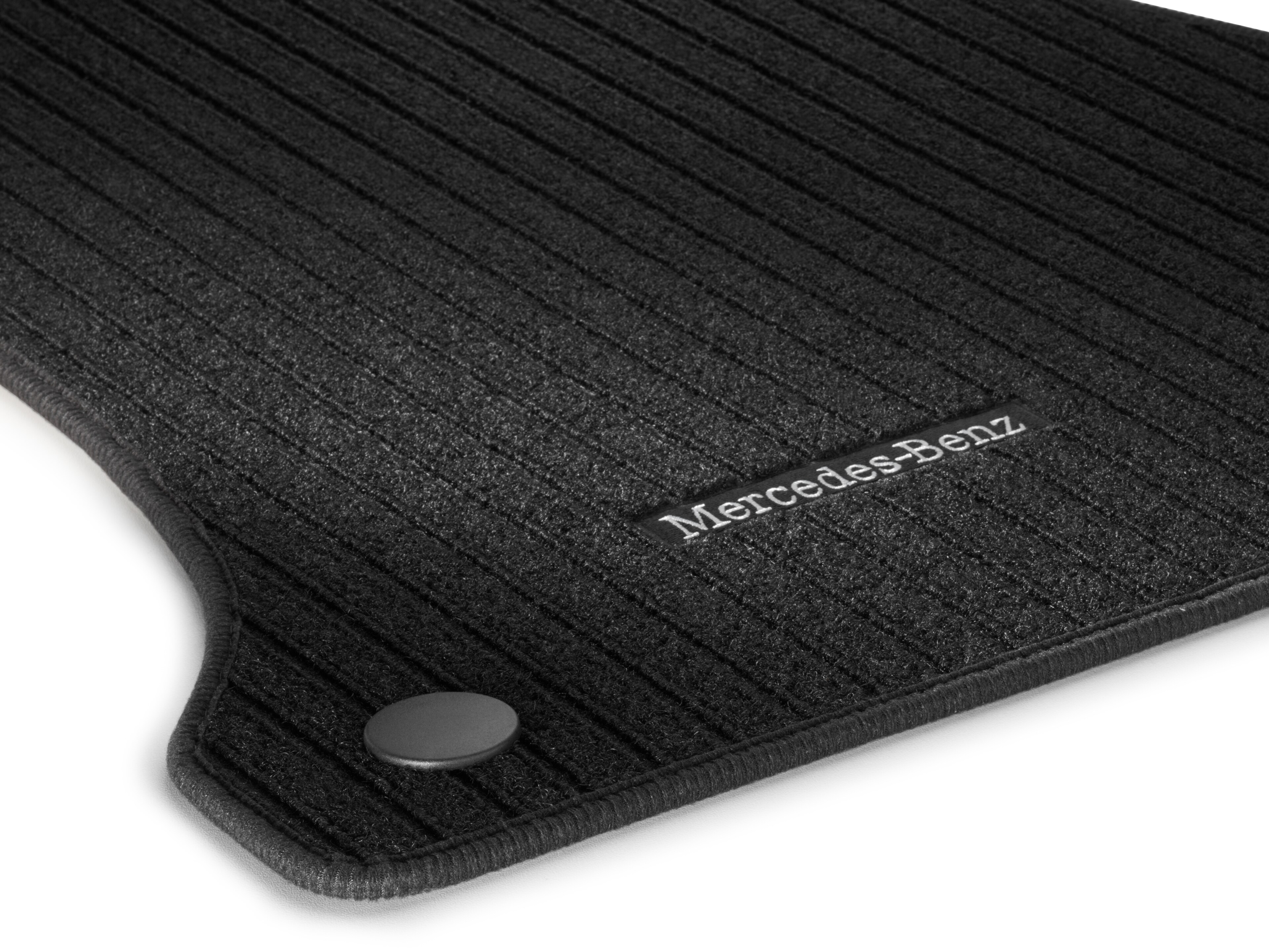 Tapis en reps CLASSIC, Tapis de sol conducteur / passager avant, 2 pièces - RL, noir, Cadre noir