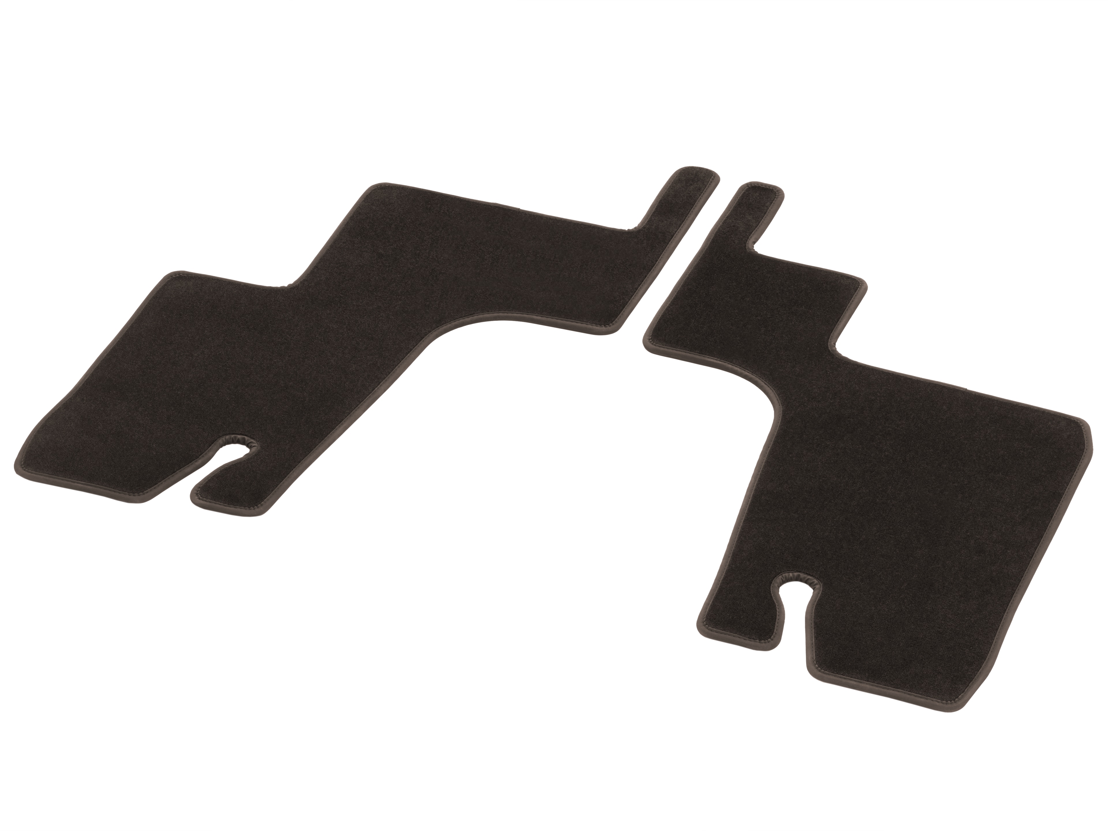 Veloursmatten, CLASSIC, 3. Sitzreihe, 2-teilig - LL/RL, moccabraun