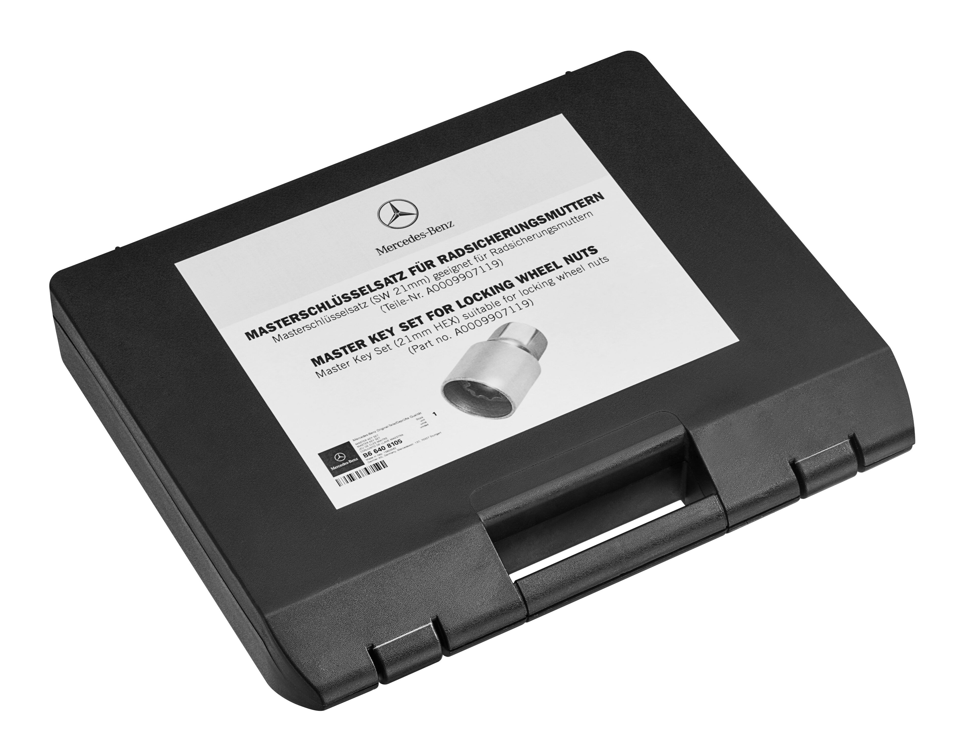 Masterschlüsselsatz, Schlüsselweite 21mm - silberfarben