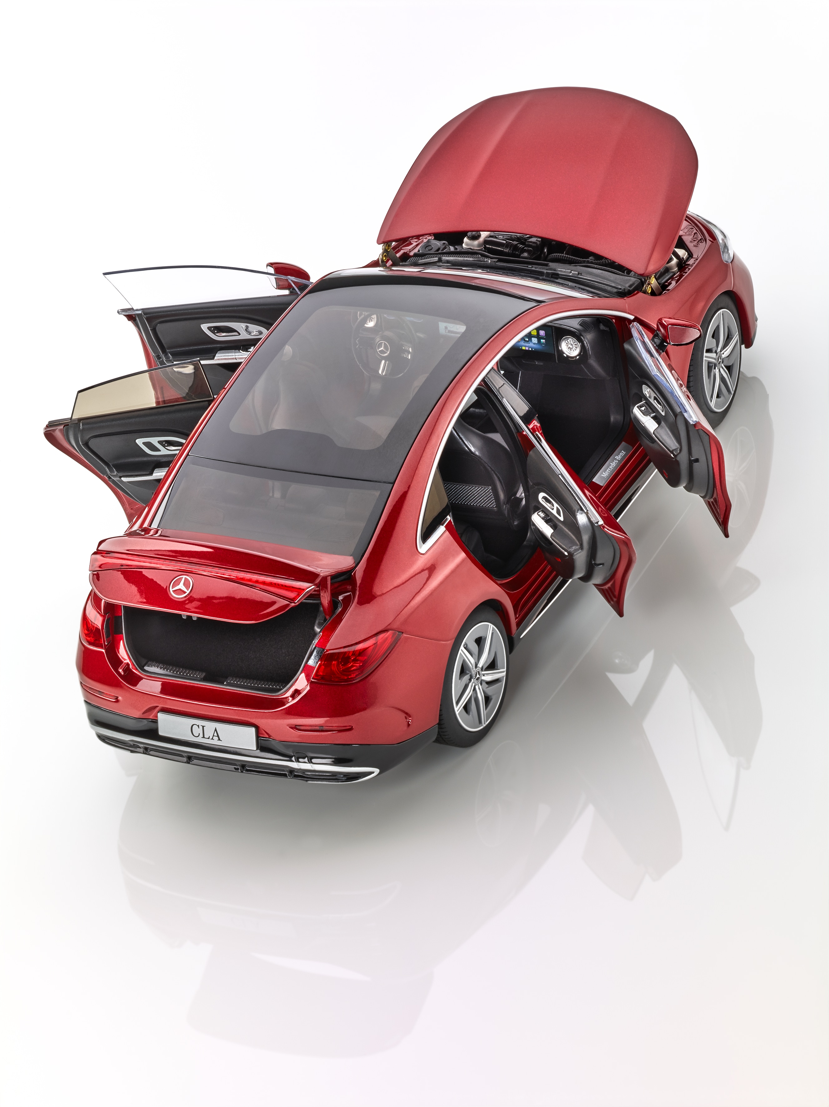 CLA Coupé, C178 - MANUFAKTUR patagonienrot metallic, NZG, 1:18