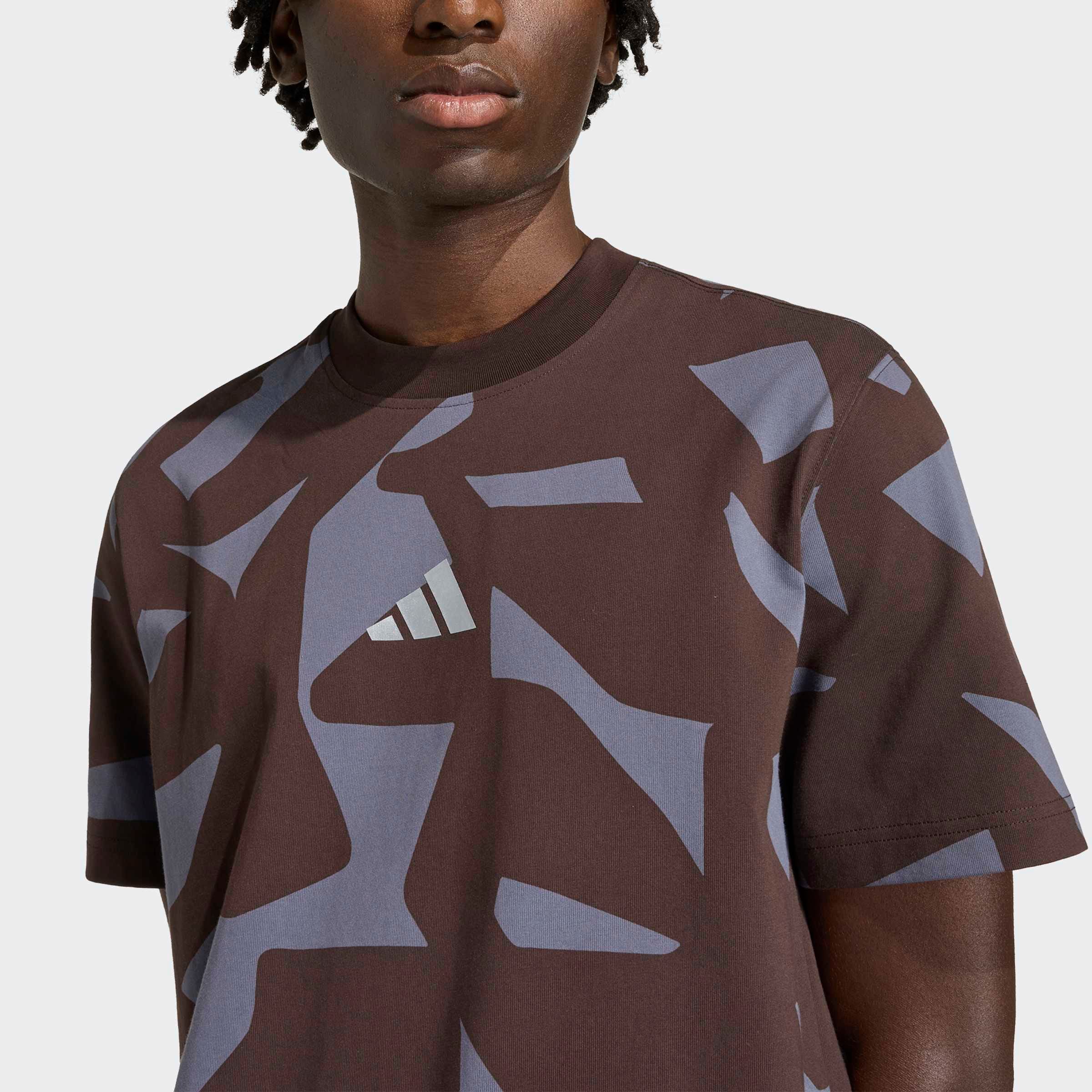 AMG T-Shirt Unisex - dunkelbraun, M