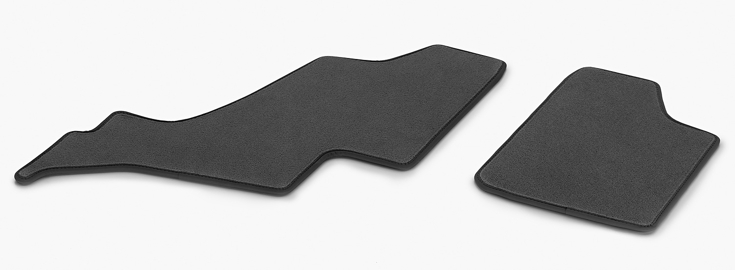 Veloursmatten, CLASSIC, 3. Sitzreihe, 1-teilig - LL/RL, schwarz
