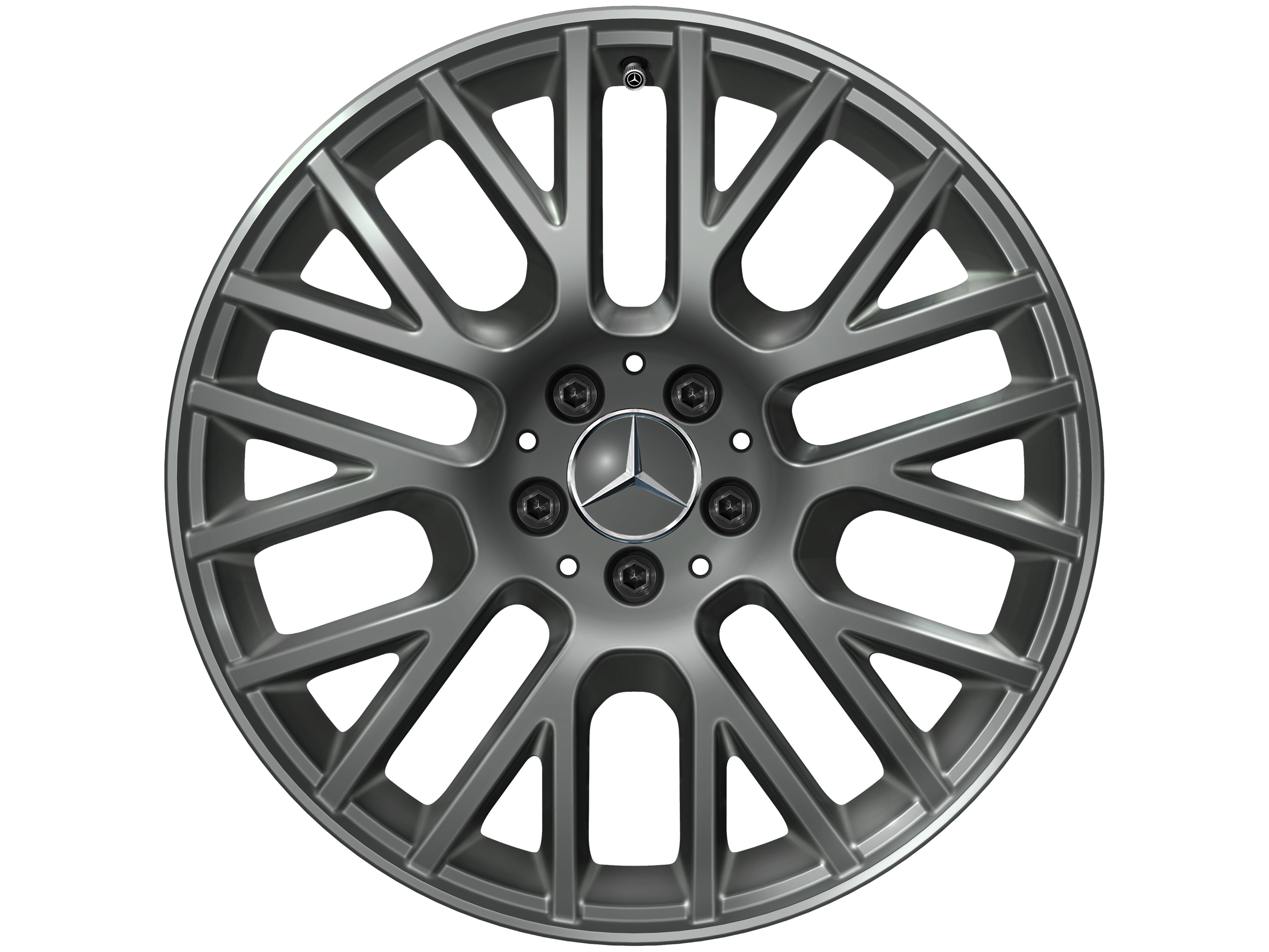 Y-Speichen-Rad, 48,3 cm (19 Zoll) - 8 J x 19 ET 61, grau Himalaya, lackiert
