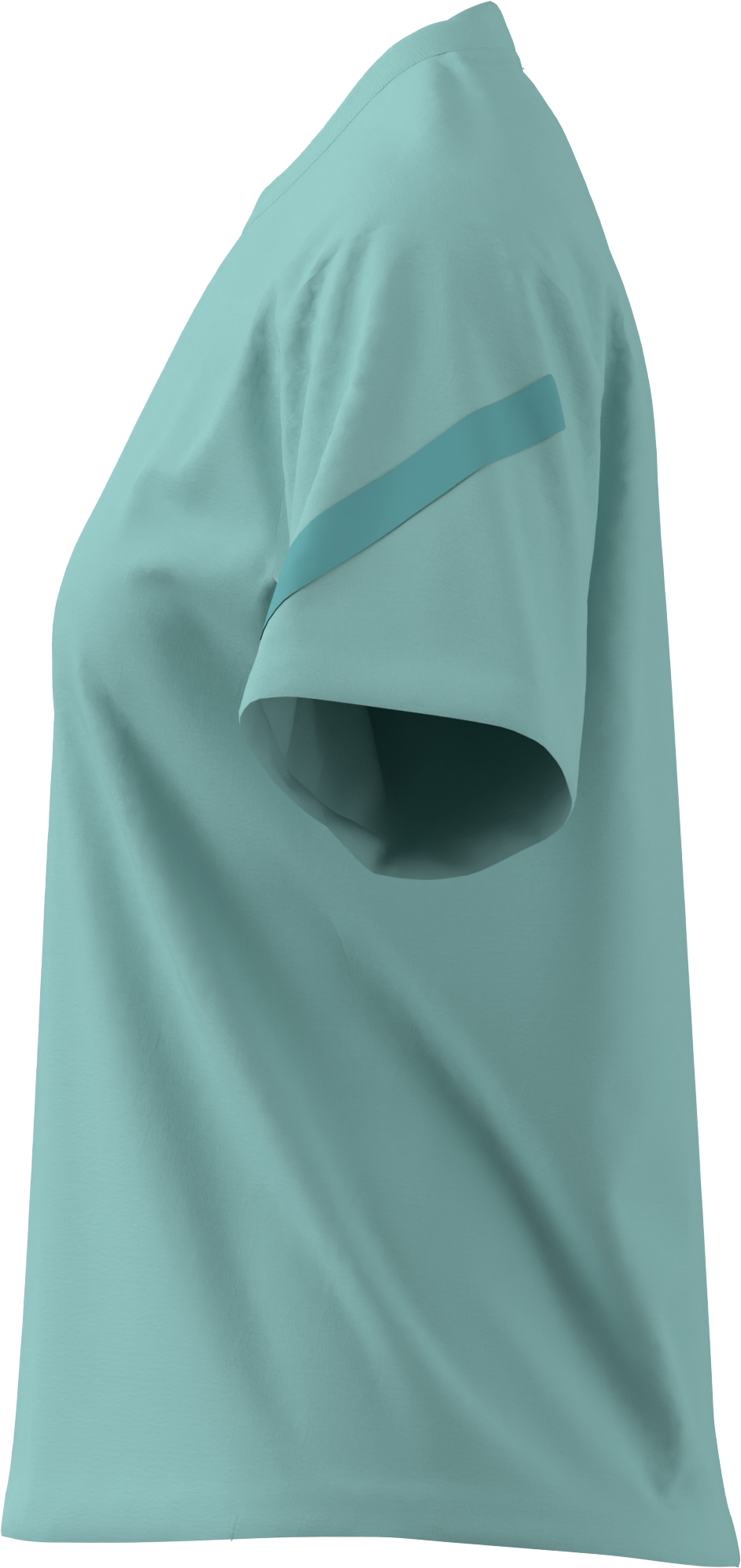 T-Shirt Damen - aqua, XL