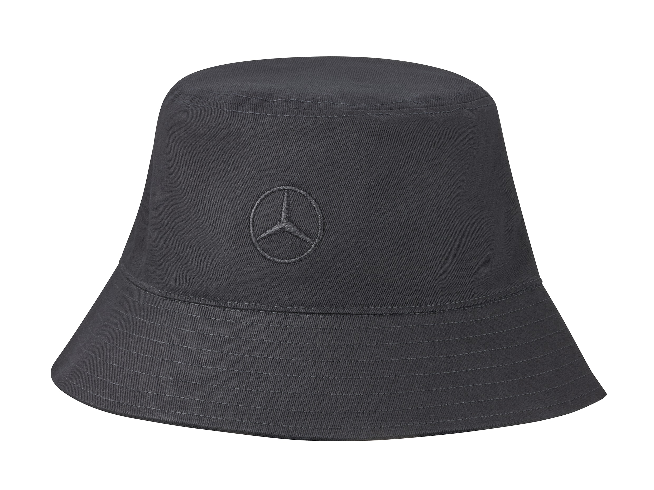 Bucket Hat - schwarz, Baumwolle (Bio)