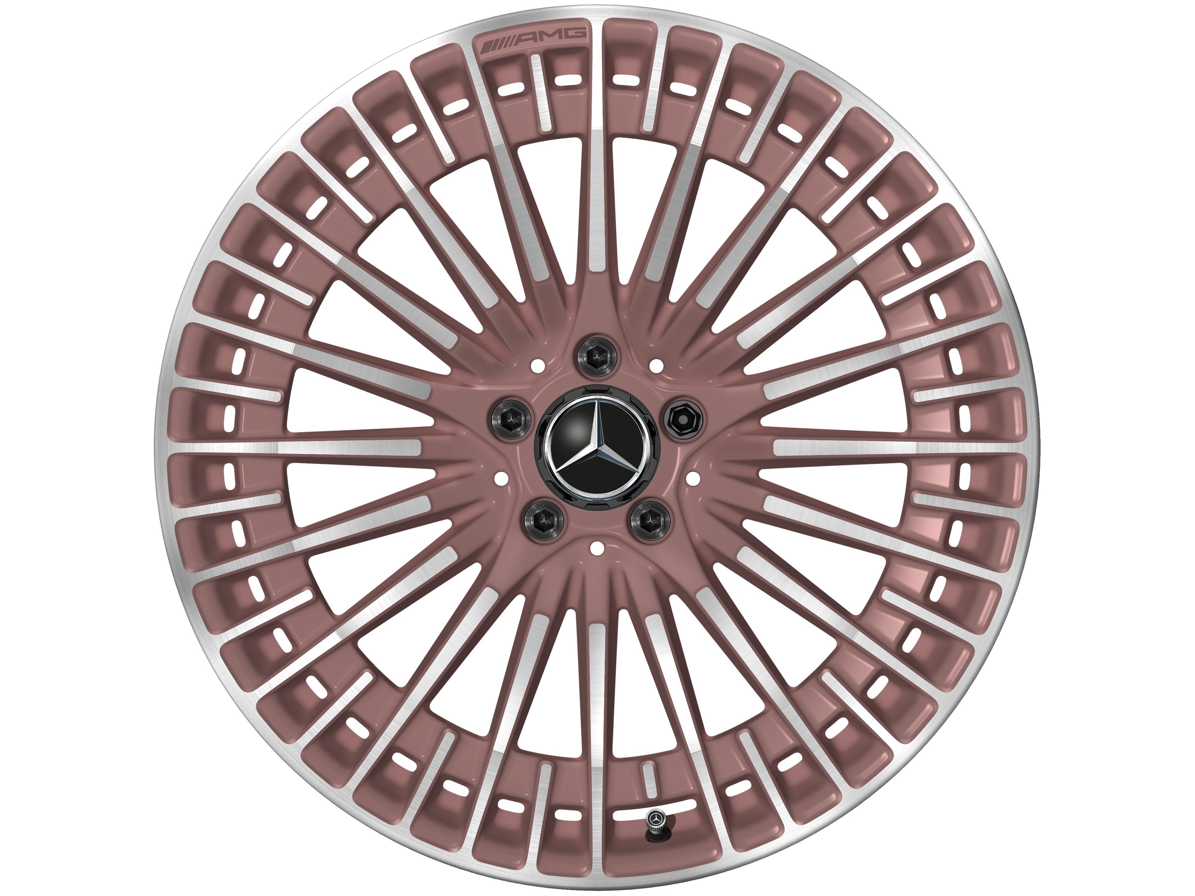 AMG Vielspeichen-Rad, 50,8 cm (20 Zoll) - 8,5 J x 20 ET 50,5, kupferfarben