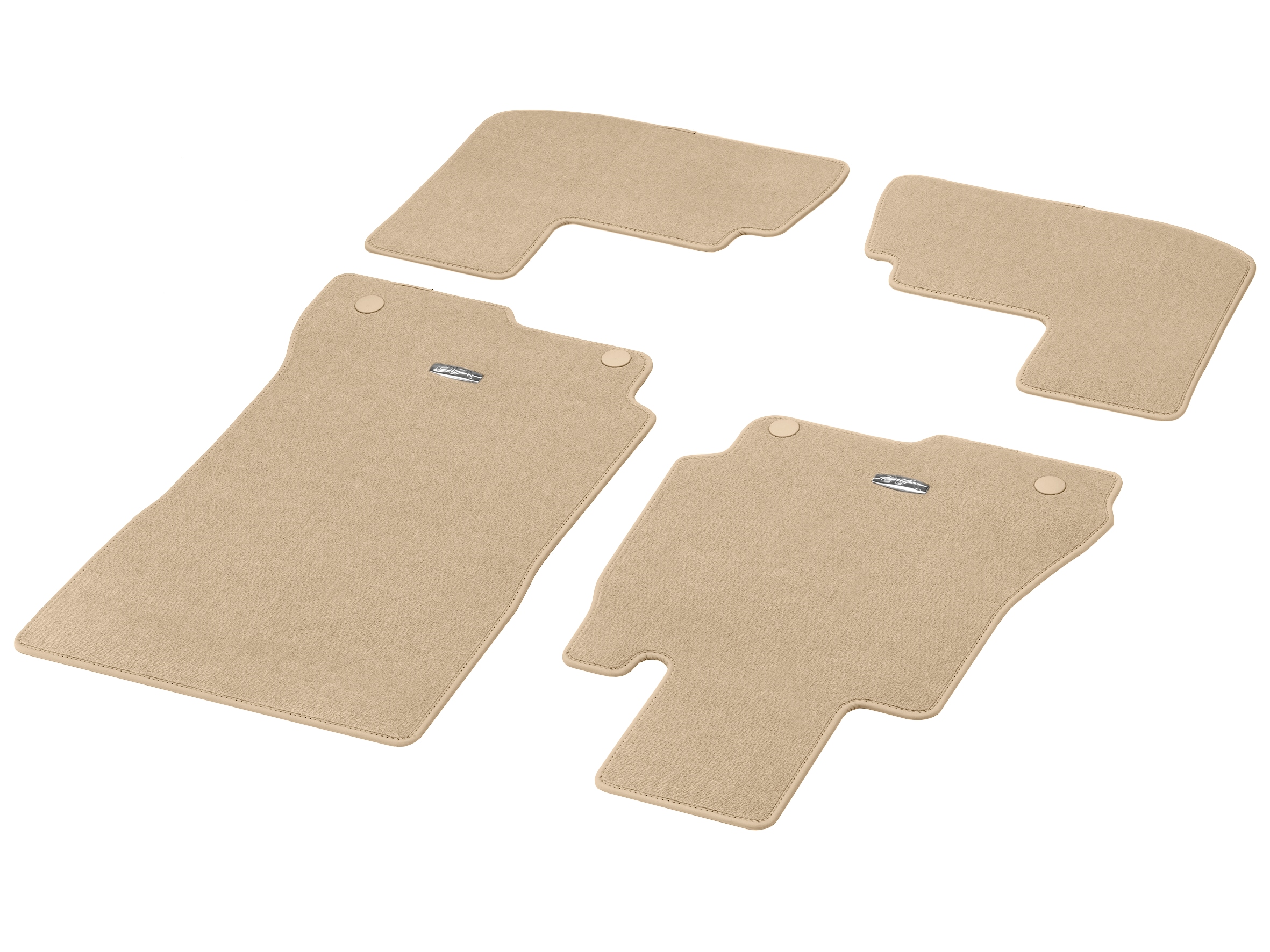 Veloursmatten, CLASSIC, Satz, 4-teilig, V12 - RL, kaschmirbeige