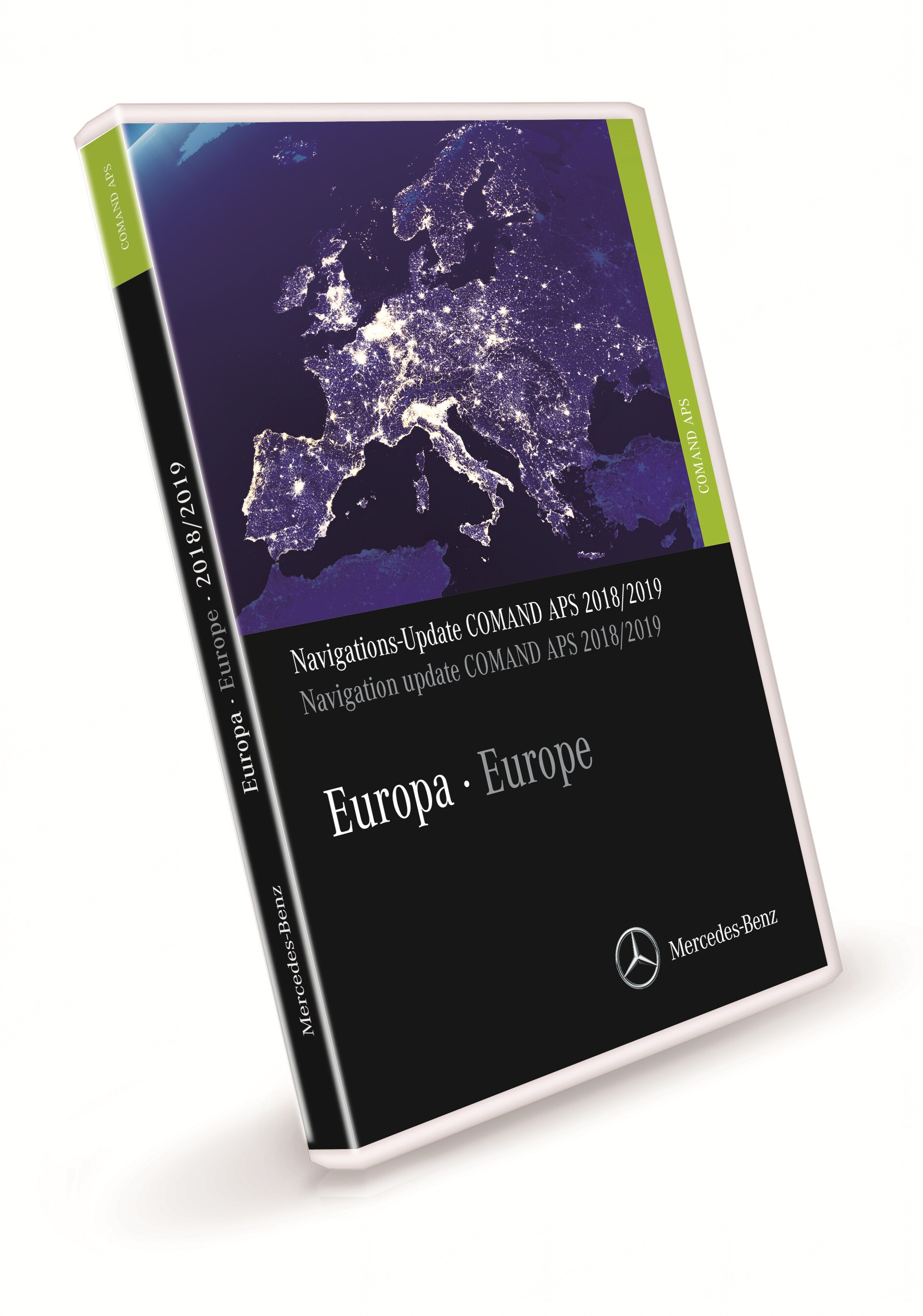 Navigations-Update, COMAND APS, Europa, Version 2018/2019, - FINAL VERSION - limegrün, NTG3