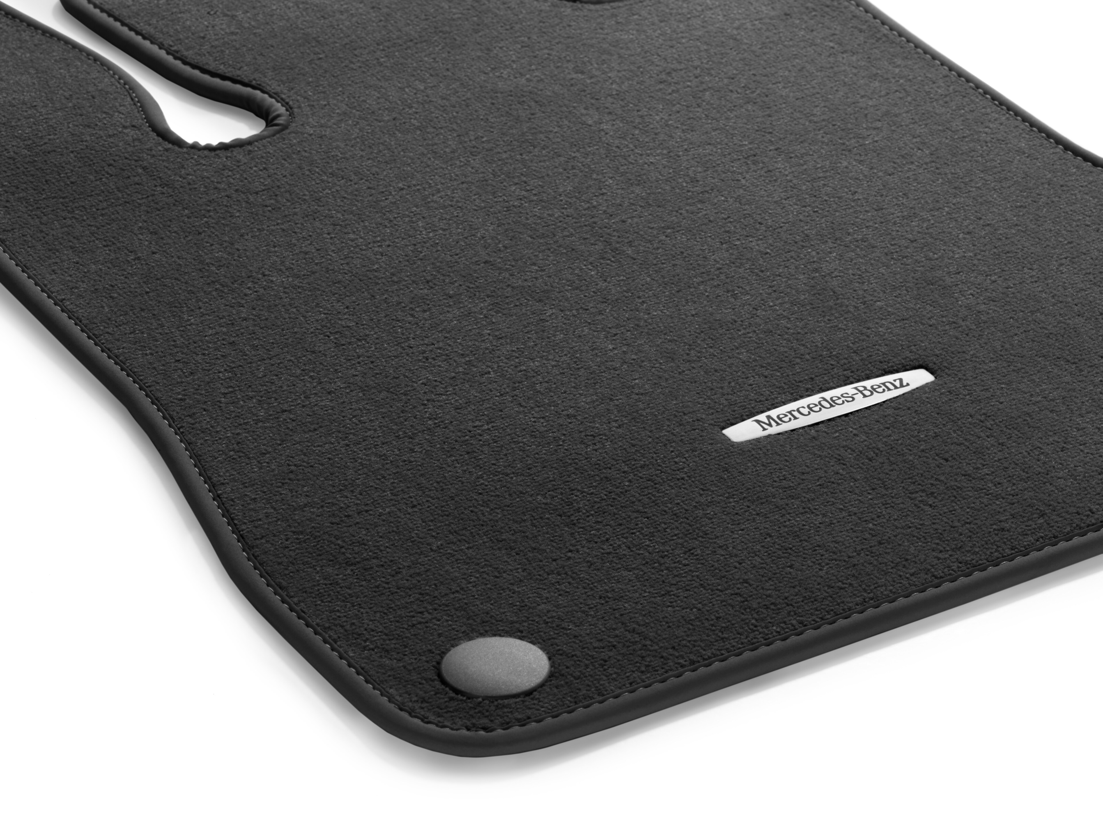 Veloursmatten, CLASSIC, Satz, 2-teilig - LL, schwarz