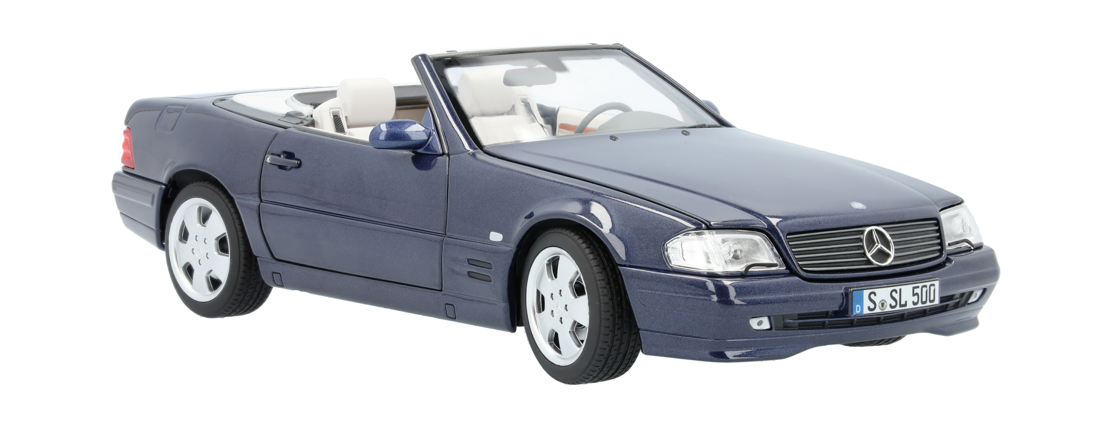 SL 500 R129 (1998-2001) - azurblau, Norev, 1:18