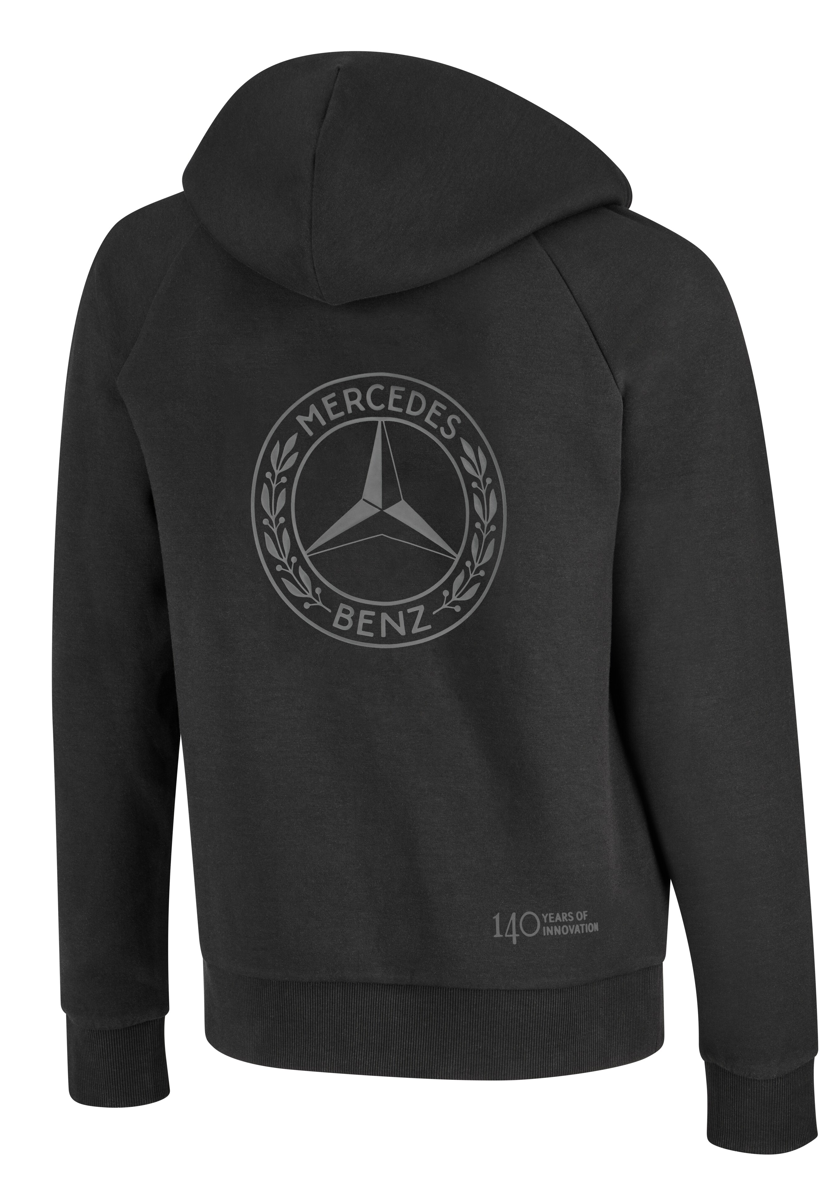 Sweatjacke Unisex, 140 Jahre - schwarz, M