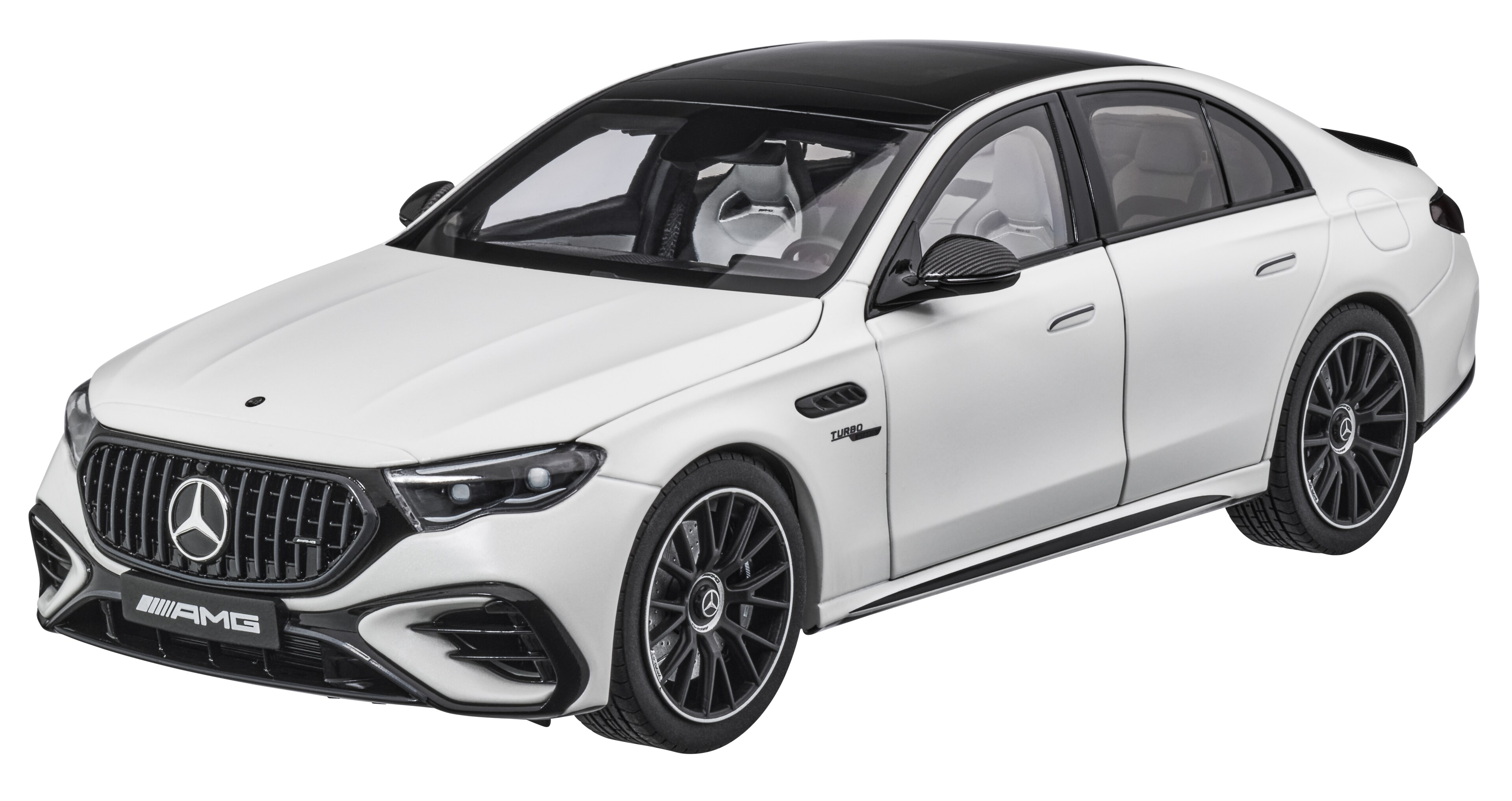 Mercedes-AMG E 53, Hybrid, 4MATIC+, W214 - MANUFAKTUR opalithweiß magno, NZG, 1:18