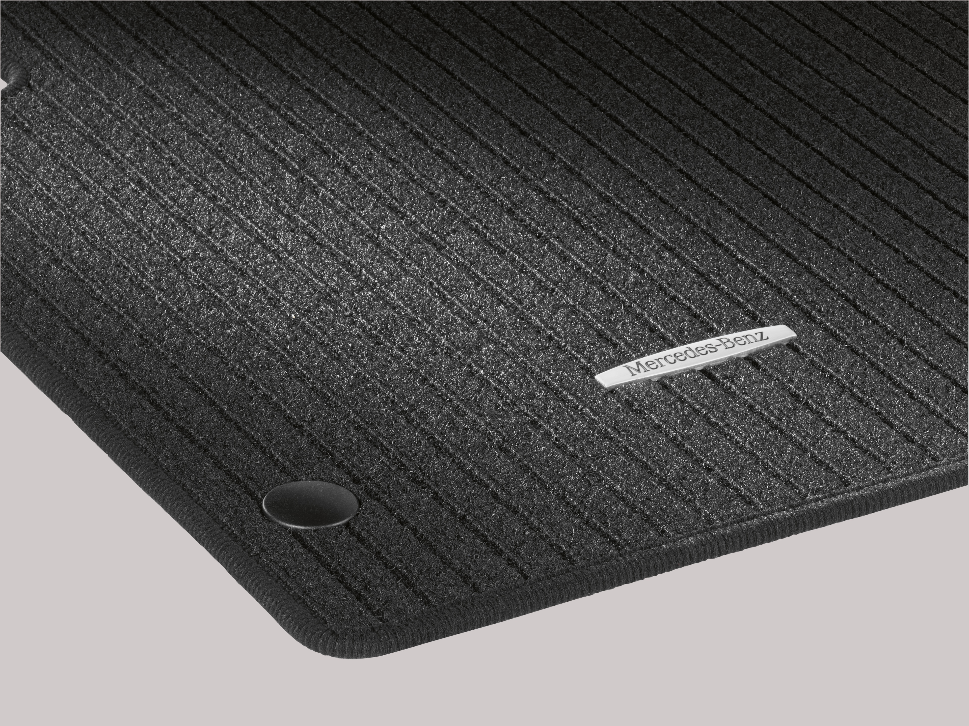 Tapis en reps CLASSIC, Kit, 2 pièces - LL, noir