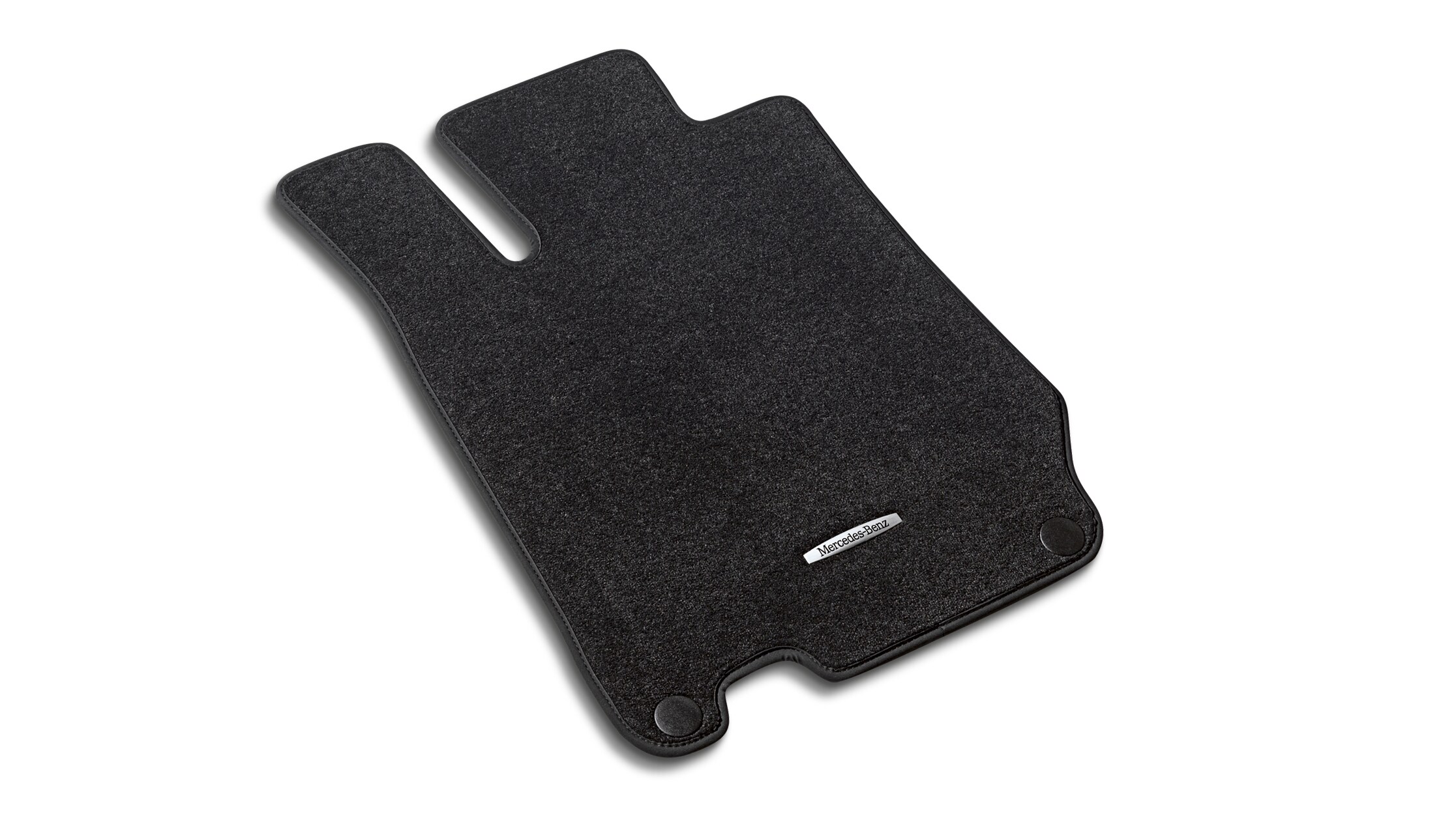 Veloursmatten, CLASSIC, Satz, 2-teilig - LL, schwarz