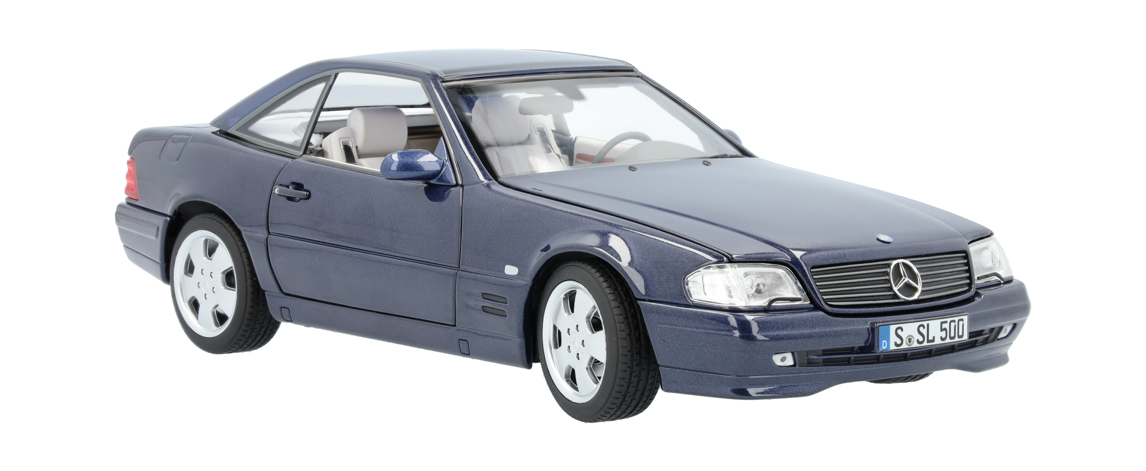 SL 500 R129 (1998-2001) - azurblau, Norev, 1:18