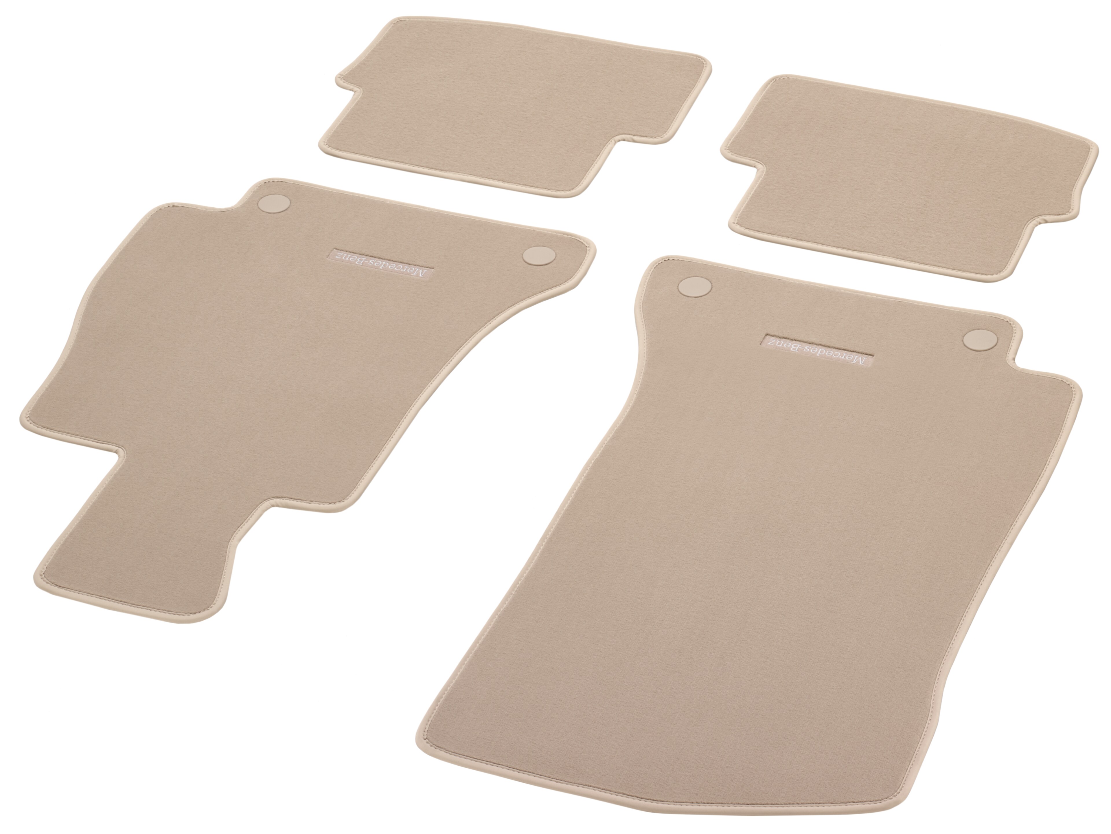 Veloursmatten, CLASSIC, Satz, 4-teilig - RL, seidenbeige