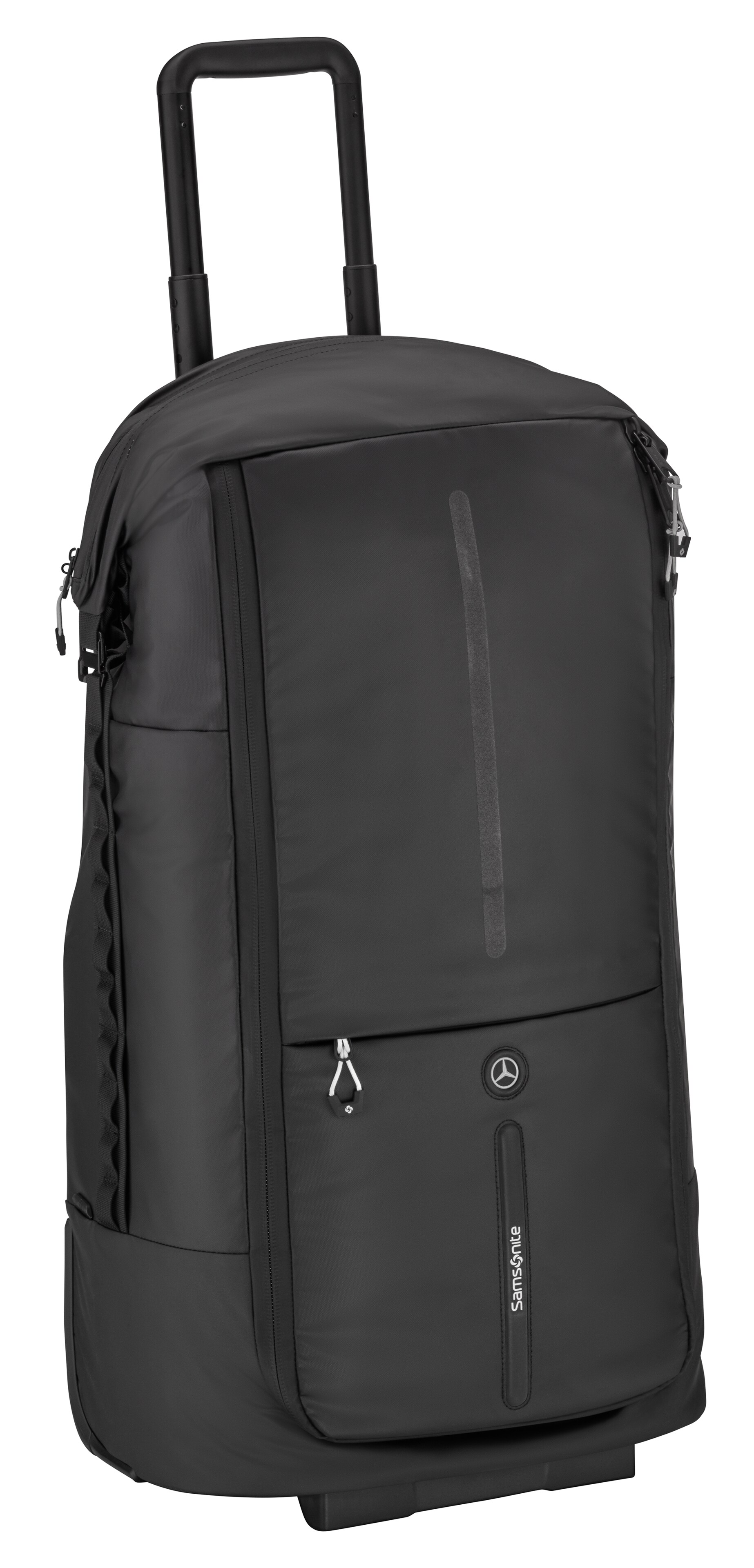 Trolleytasche, faltbar - schwarz, Polyamid (recycelt) / Polyester, Samsonite