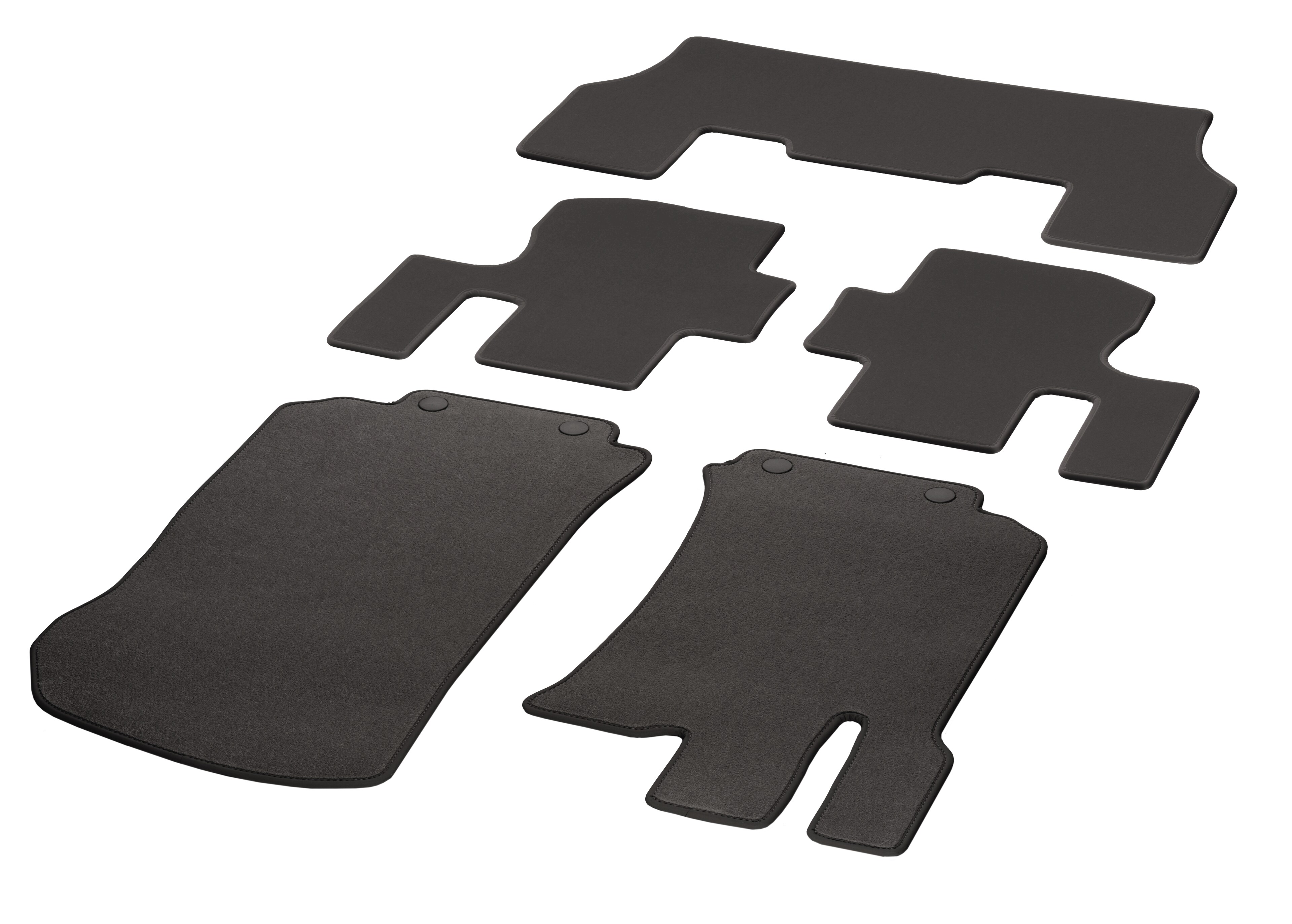 Veloursmatten, CLASSIC, Satz, 5-teilig