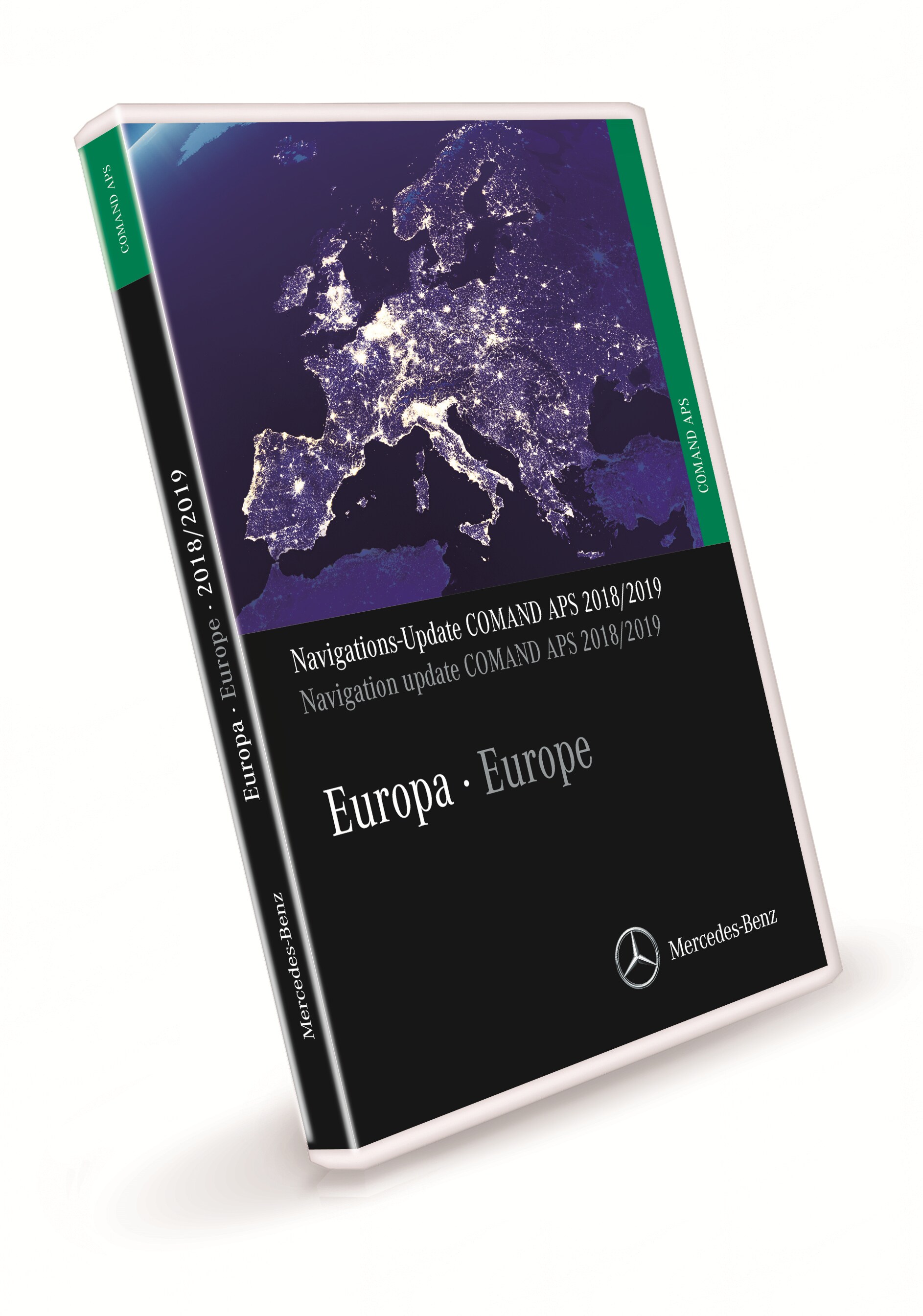 Navigations-DVD, COMAND APS, Europa, Version 2018/2019, Final Edition - grün, NTG1