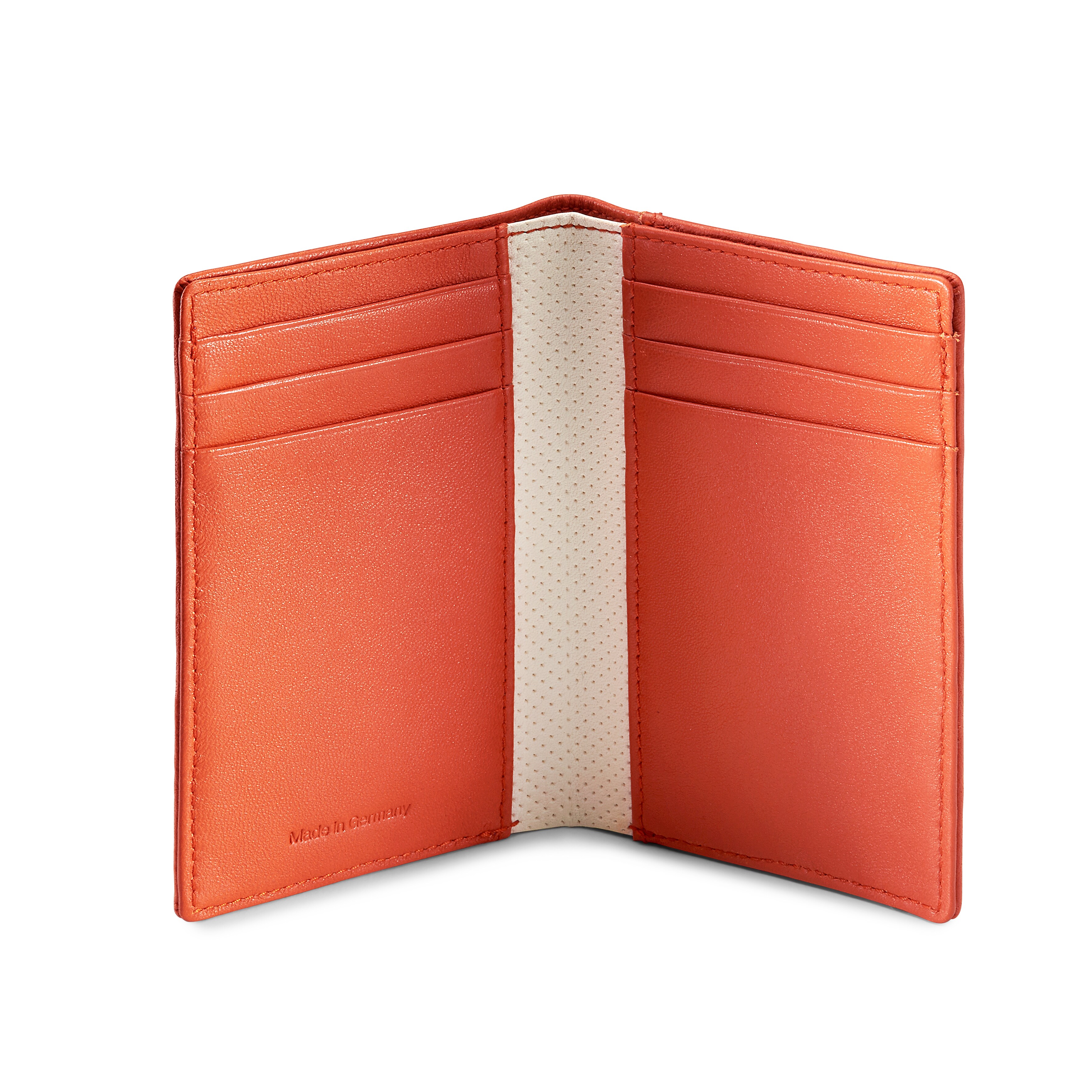 Mini-Geldbörse, Mercedes-Maybach - orange, Leder