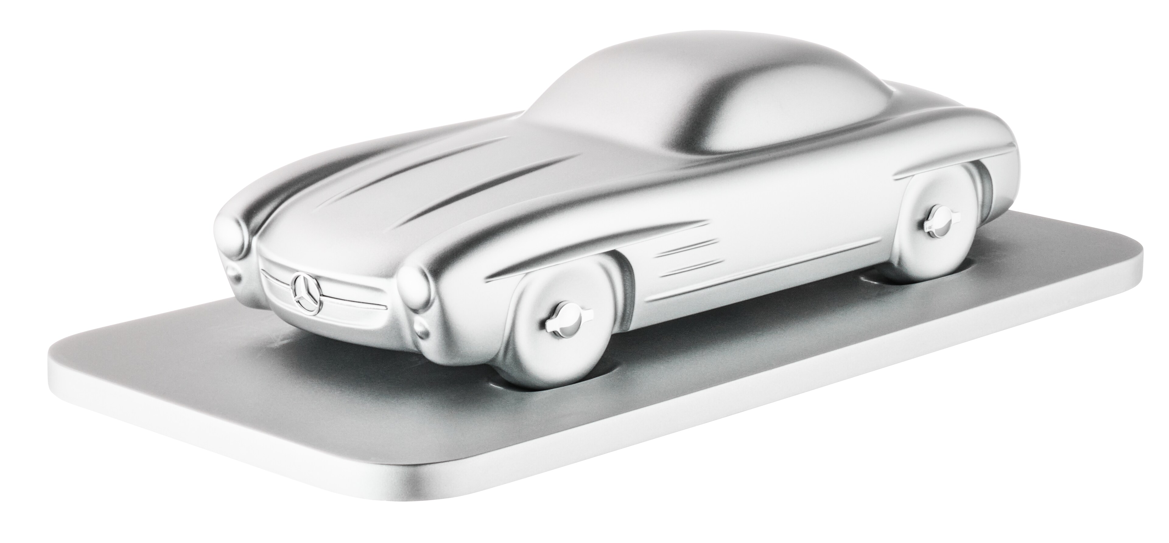 Skulptur 300 SL Coupé W 198 II (1957-1963) - silberfarben, Minichamps, 1:18