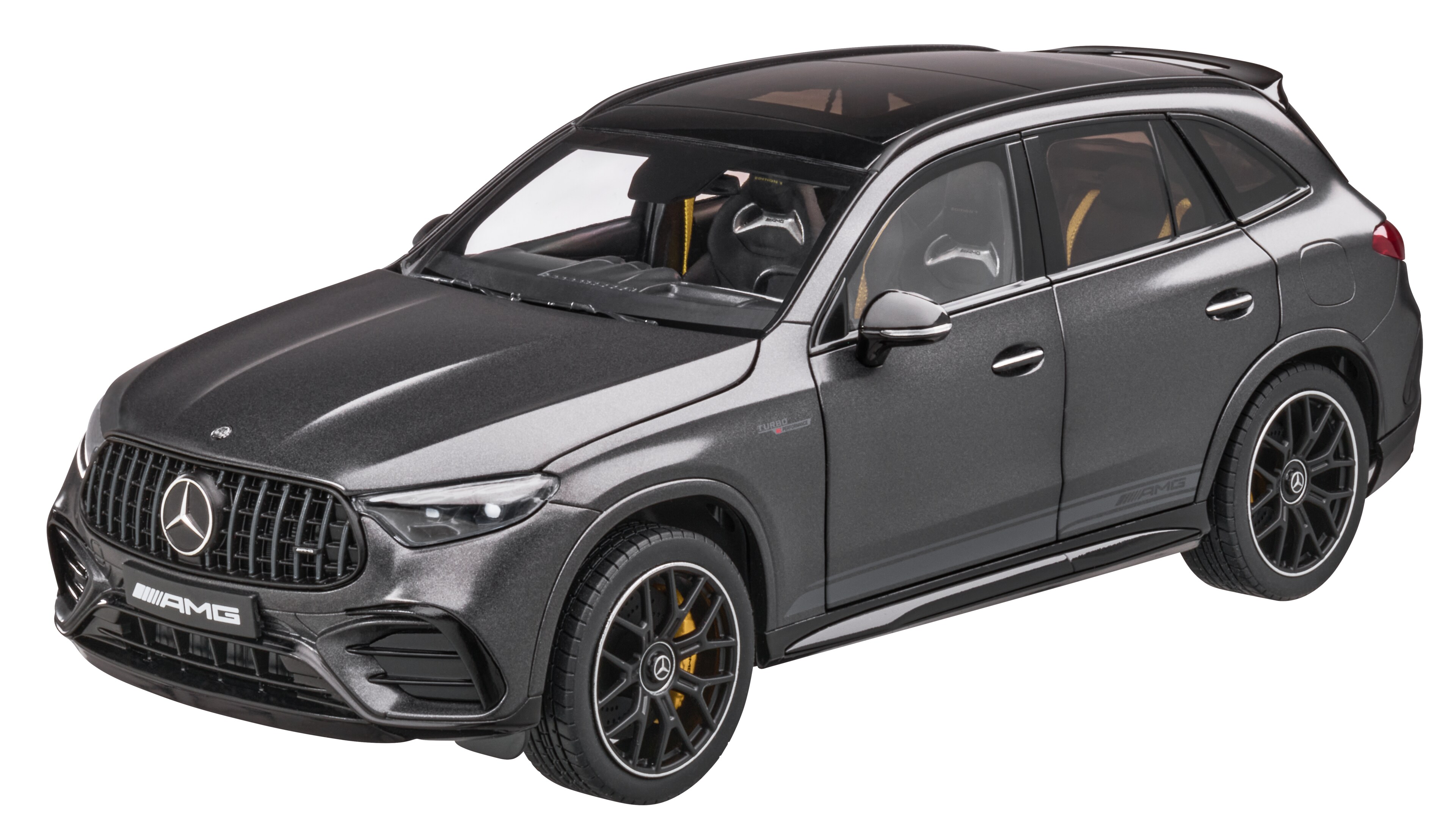 Mercedes-AMG GLC 63, S E PERFORMANCE, X254, edition #1 - MANUFAKTUR graphitgrau magno, NZG, 1:18