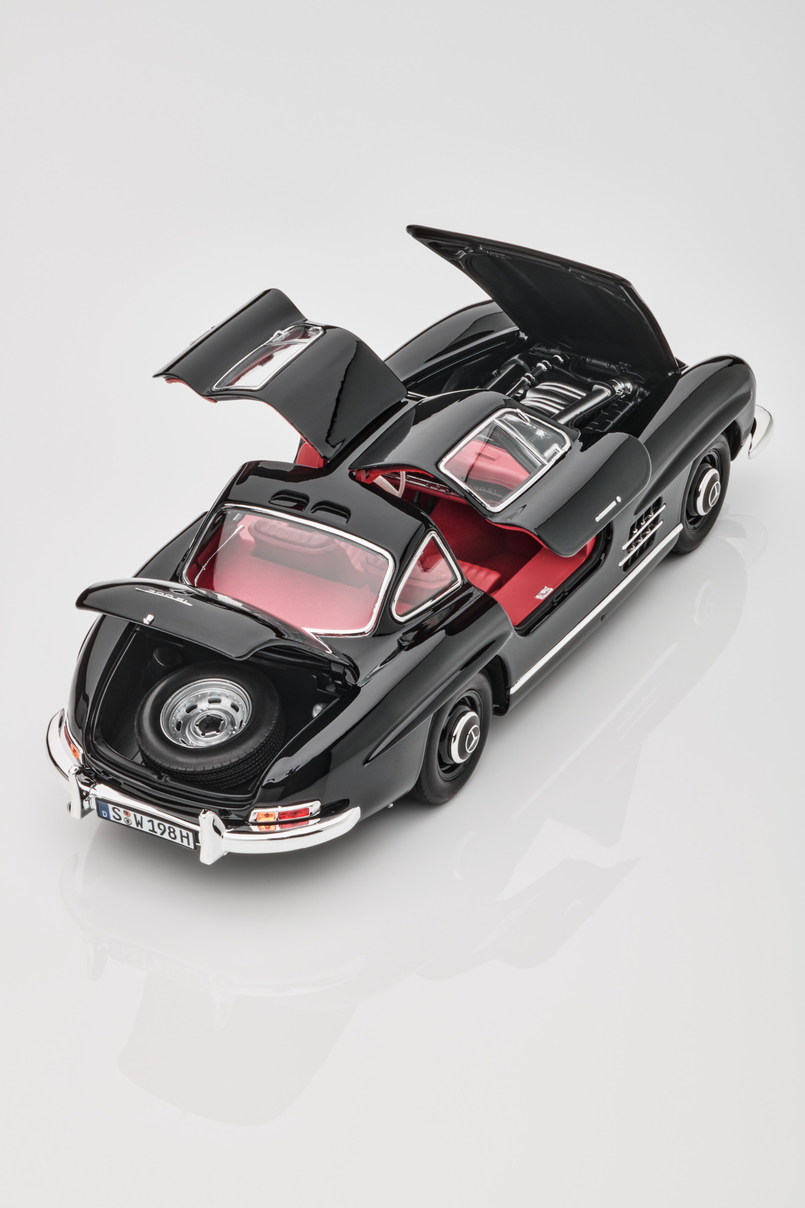 300 SL Coupé (1954-1963) W 198 - schwarz, Norev, 1:18