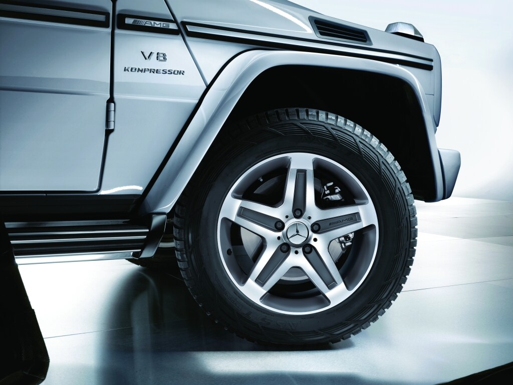 AMG 5-Speichen-Rad, 48,3 cm (19 Zoll) - 9,5 J x 19 ET 50, titangrau, glanzgedreht