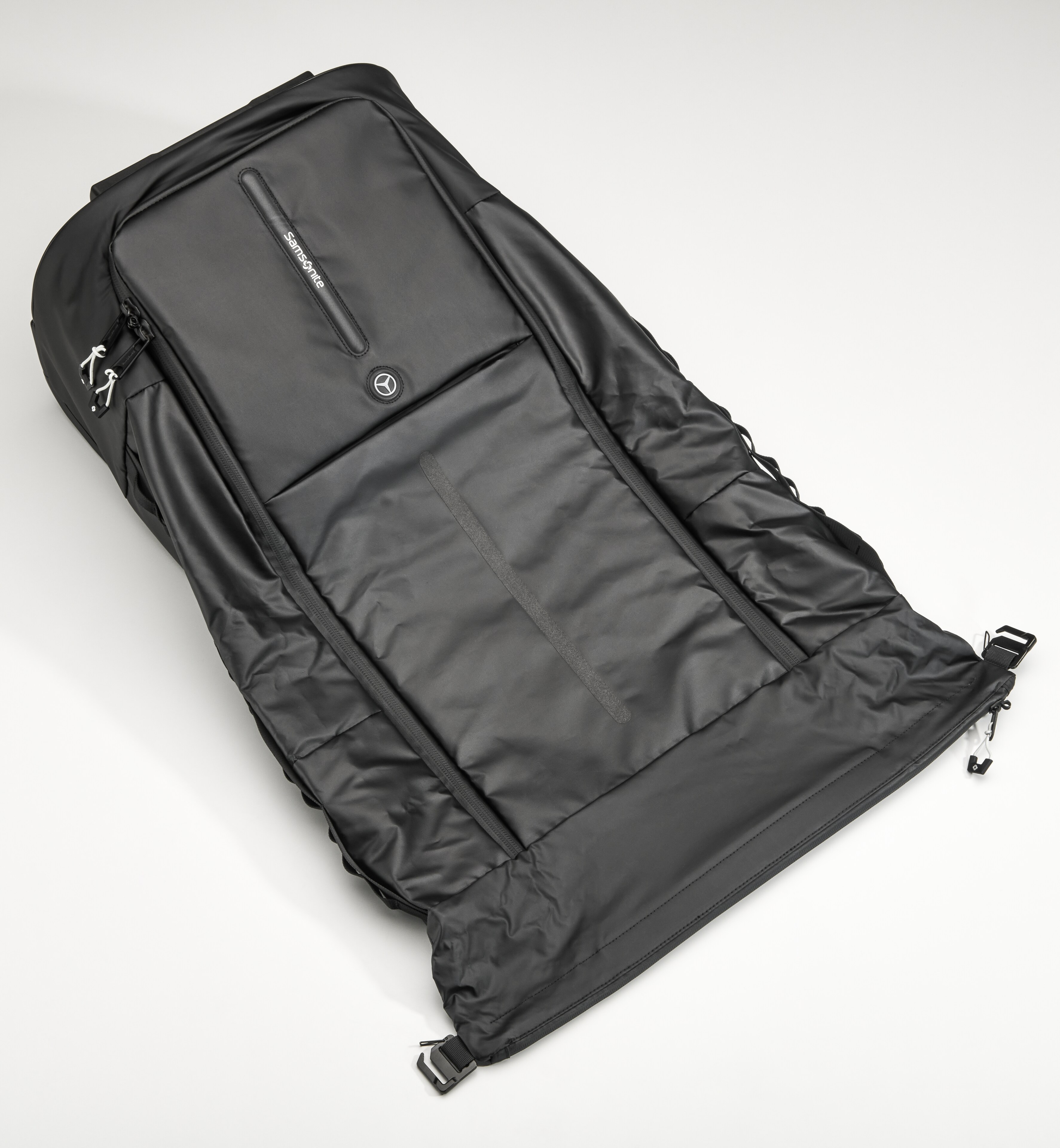 Trolleytasche, faltbar - schwarz, Polyamid (recycelt) / Polyester, Samsonite
