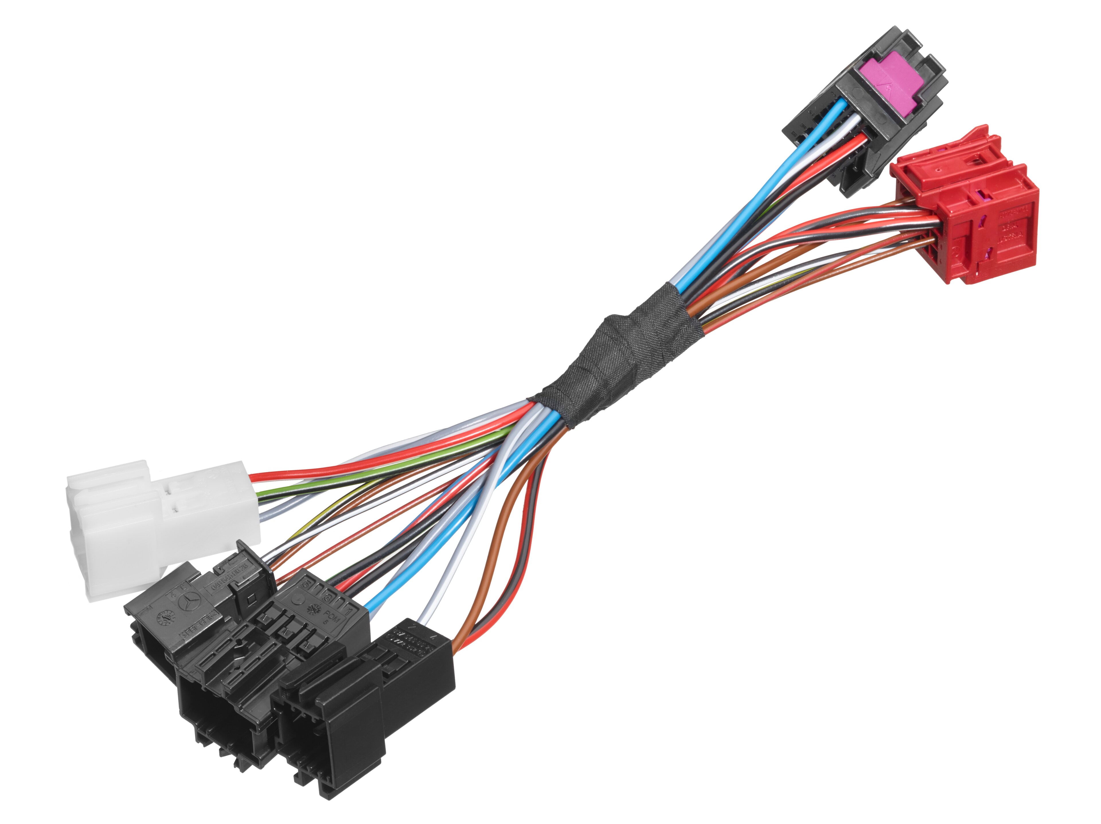 Elektrosatz für Anhängevorrichtung, Adapterleitungssatz, LED - schwarz
