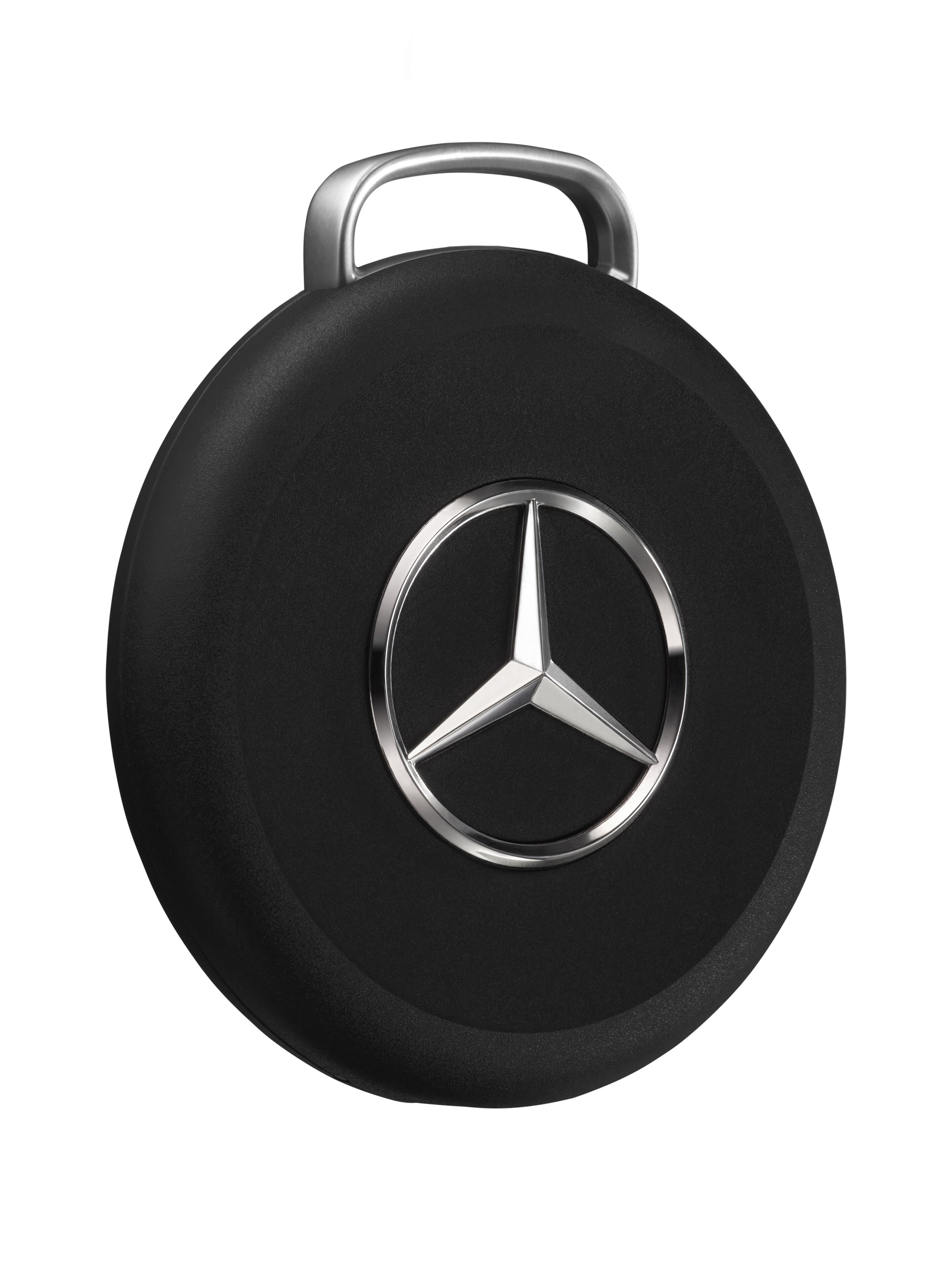 Mercedes-Benz, Chipolo loop tracking tag - schwarz / silberfarben, Kunststoff, galvanisiert