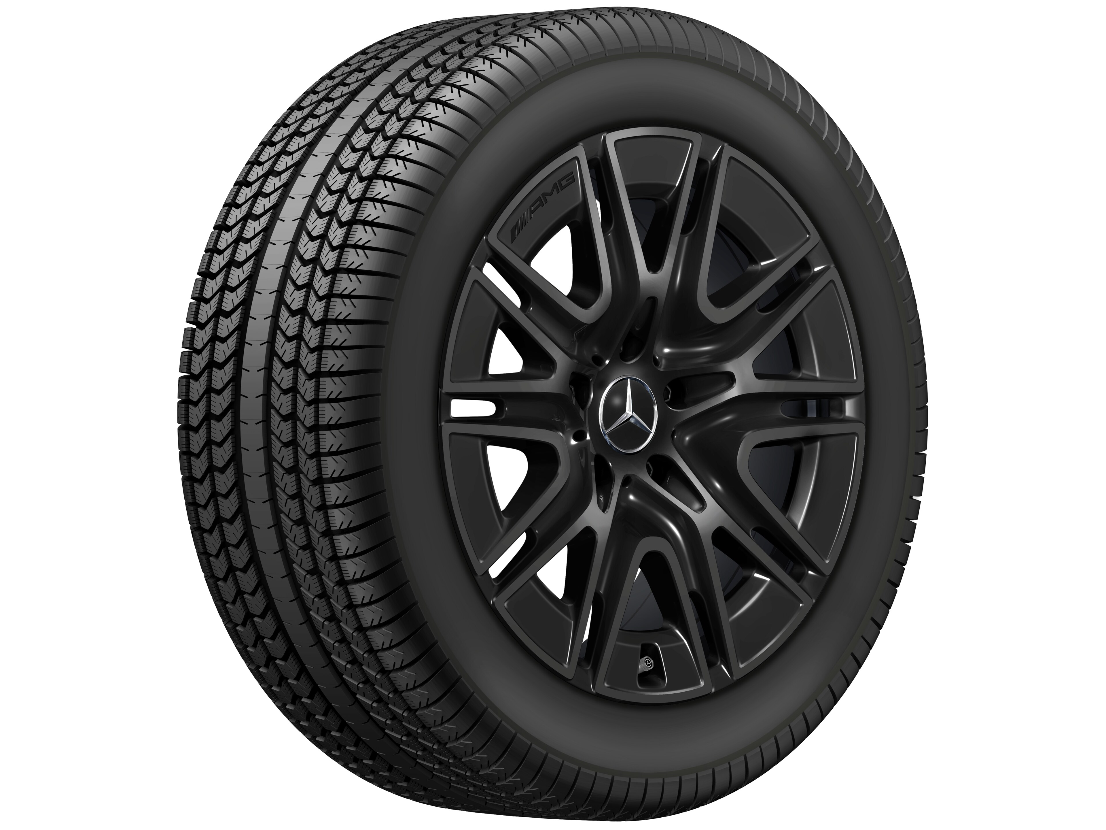 AMG 10-Speichen-Rad, 50,8 cm (20 Zoll) - 8,5 J x 20 ET 32,2, schwarz, glänzend