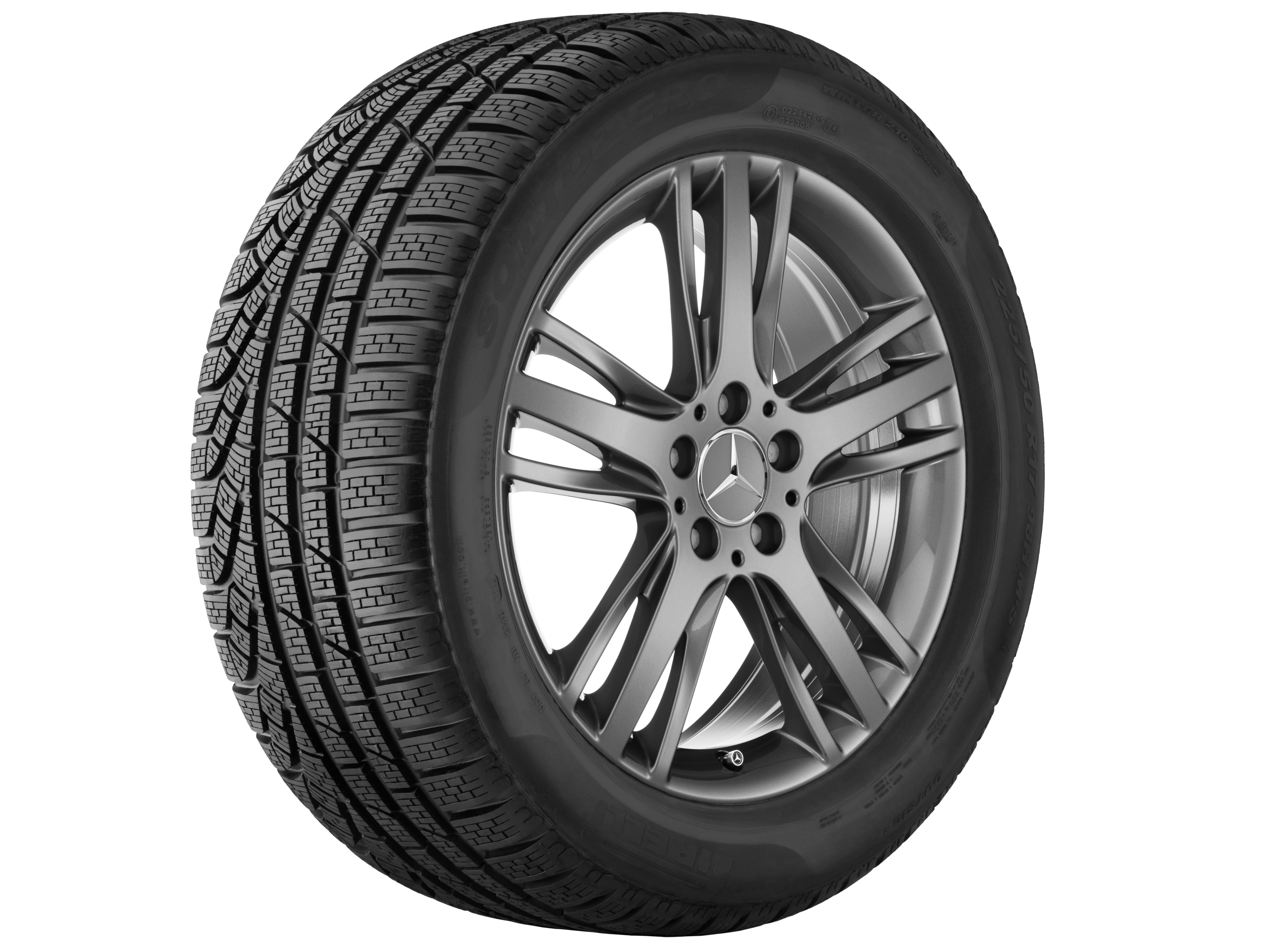 5-Tripel-Speichen-Rad, 45,7 cm (18 Zoll) - 7,5 J x 18 ET 52, tremolit-metallic, lackiert