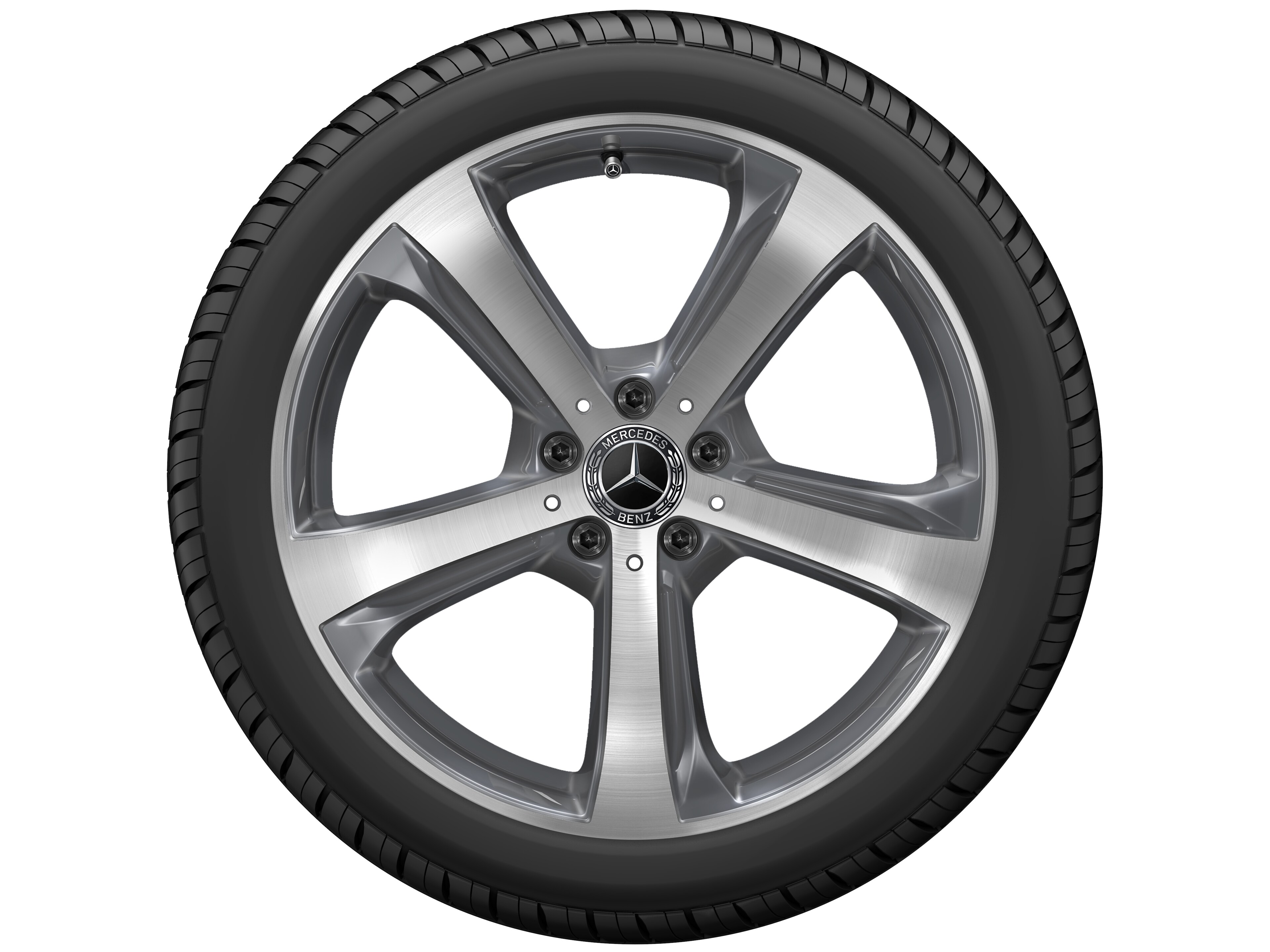 5-Speichen-Rad, 45,7 cm (18 Zoll) - 8 J x 19 ET 41, tremolit-metallic, glanzgedreht
