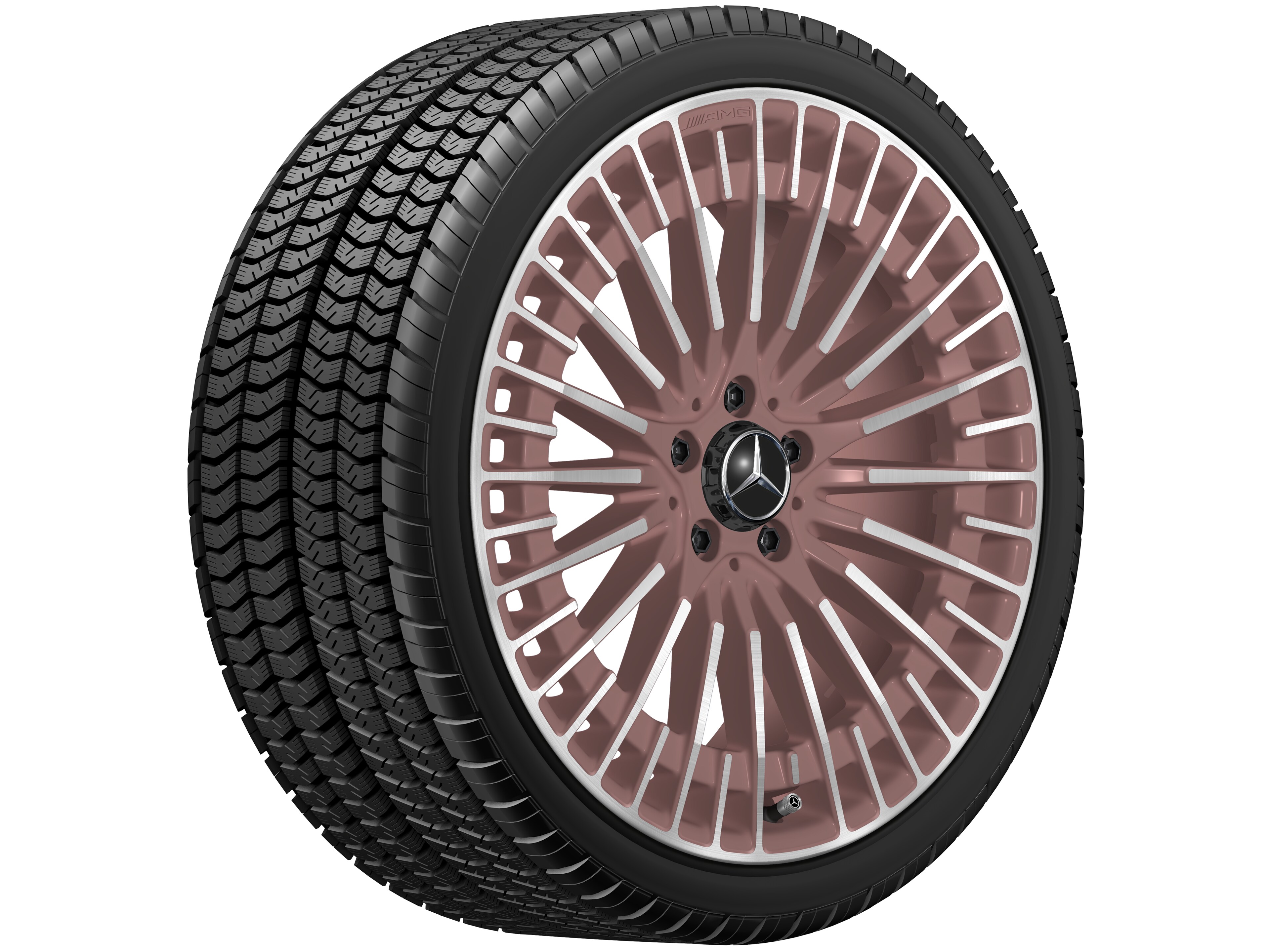 AMG Vielspeichen-Rad, 50,8 cm (20 Zoll) - 8,5 J x 20 ET 50,5, kupferfarben